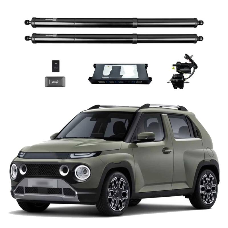 Heckklappendämpfer Für Hyundai Für Casper 2021 + Elektrische Heckklappe Heckklappe Hinten Hatch Boot Stamm Strut Shock Lift Stange Antrieb Kofferraum Gasfeder(with Kick Sensor) von Avfpra