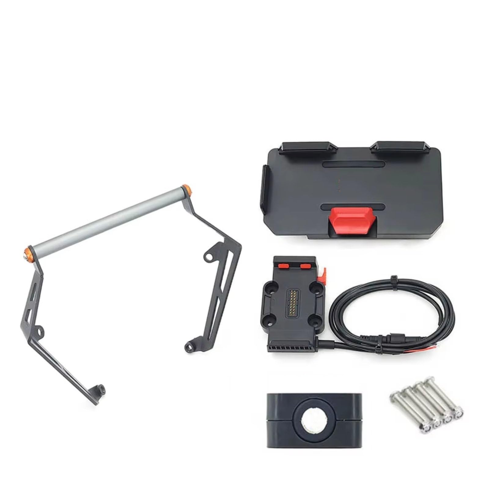 Motorrad Handyhalterung FÜR Benelli FÜR TRK702 FÜR TRK 702 X 2022-Motorrad GPS Telefon Halter USB & Drahtlose Ladegerät Navigation Halterung Montieren Stehen Handyhalter Motorrad(12mm - 1 Set) von Avfpra