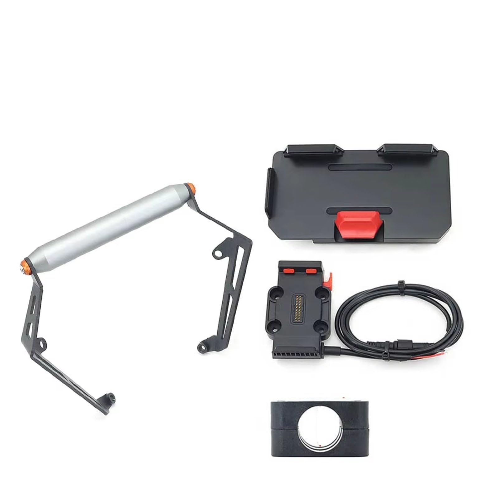 Motorrad Handyhalterung FÜR Benelli FÜR TRK702 FÜR TRK 702 X 2022-Motorrad GPS Telefon Halter USB & Drahtlose Ladegerät Navigation Halterung Montieren Stehen Handyhalter Motorrad(22mm - 1 Set) von Avfpra