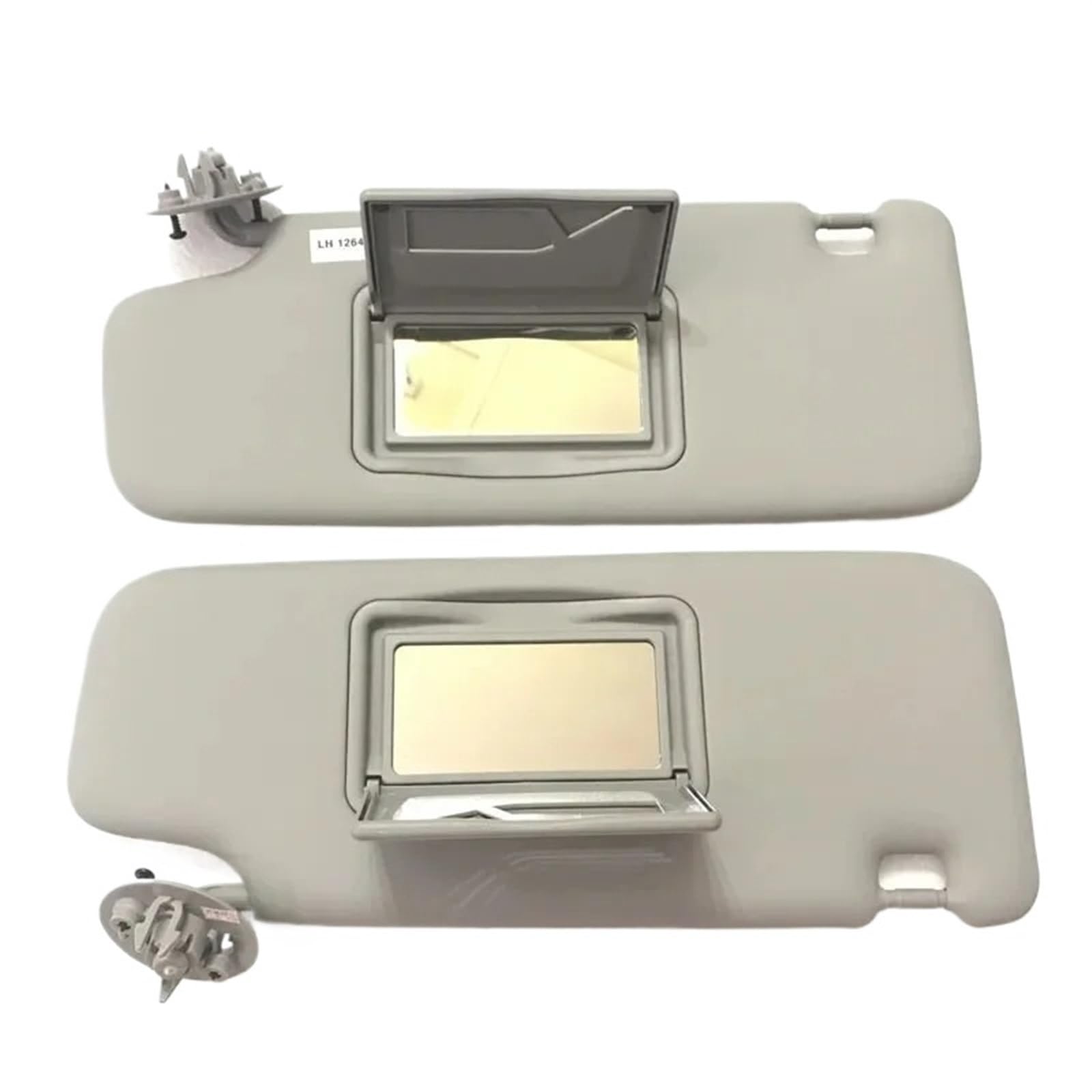 PolarisierteSonnenblende Für Chevrolet Für Spark 2011-2022 Gürtel Make-Up Spiegel Sonnenschutz Auto Zubehör Mit EINEM Make-Up Spiegel Sonnenblen Sonnenblende(A Pair and 2clips) von Avfpra