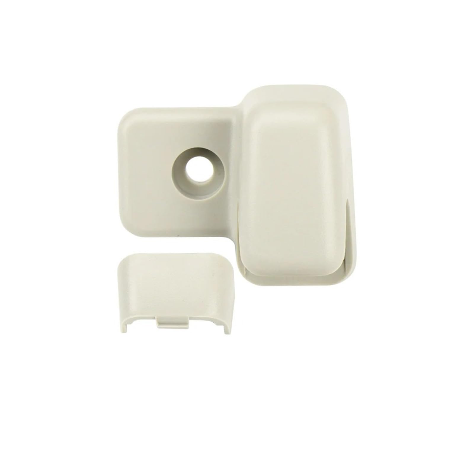 PolarisierteSonnenblende Für Mini R55 R56 R60 2007-2014 Autodachseiten-Sonnenblende Sonnenblende Feste Clip-Schnallenhakenhalterung Sonnenblende(Front Beige) von Avfpra