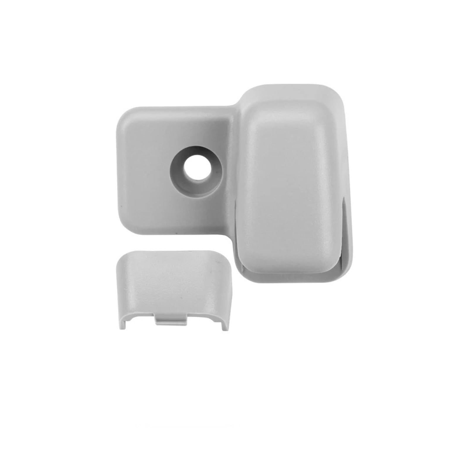 PolarisierteSonnenblende Für Mini R55 R56 R60 2007-2014 Autodachseiten-Sonnenblende Sonnenblende Feste Clip-Schnallenhakenhalterung Sonnenblende(Front Gray) von Avfpra