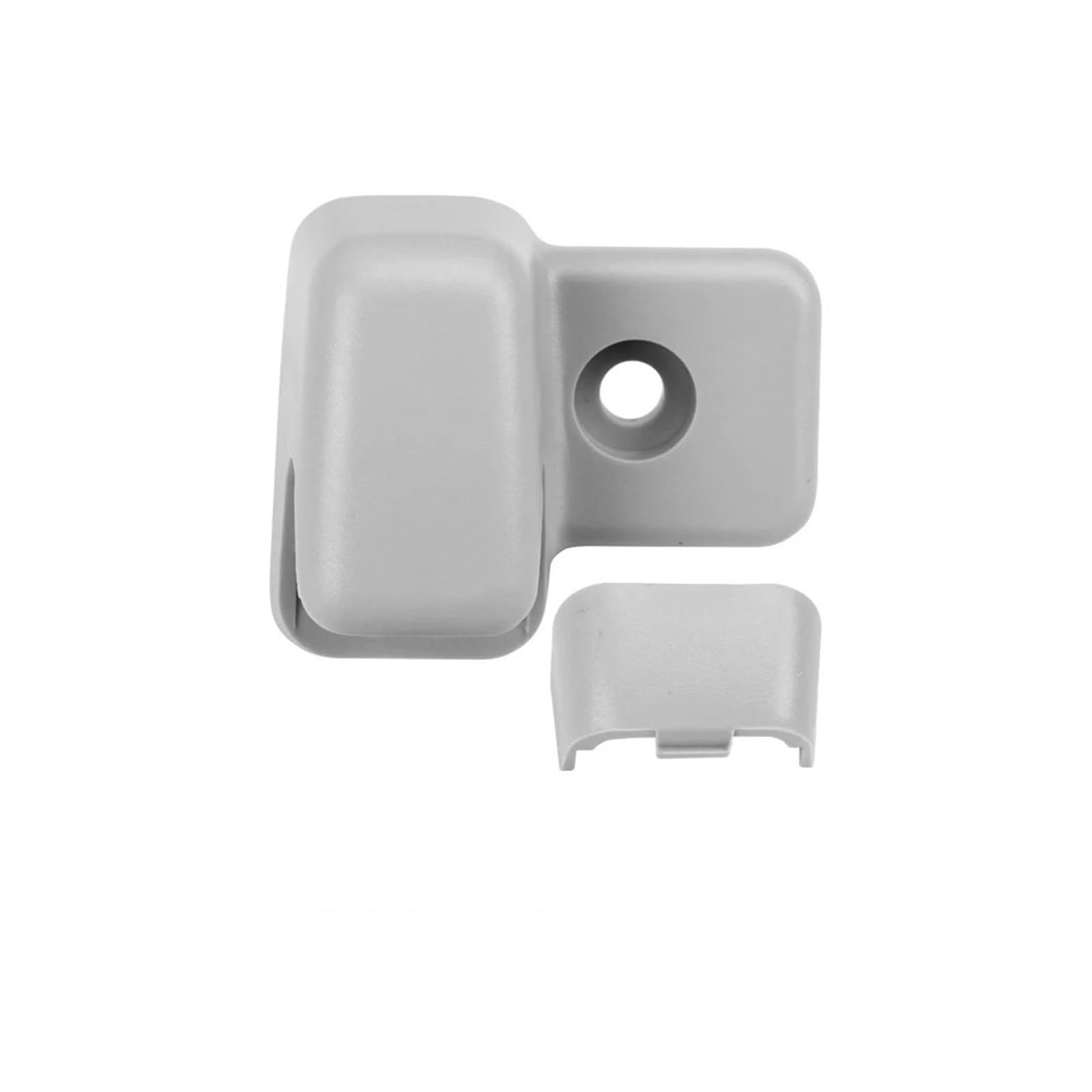 PolarisierteSonnenblende Für Mini R55 R56 R60 2007-2014 Autodachseiten-Sonnenblende Sonnenblende Feste Clip-Schnallenhakenhalterung Sonnenblende(Rear Gray) von Avfpra