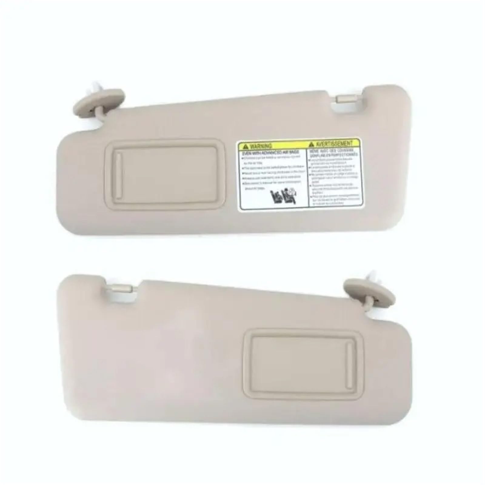 PolarisierteSonnenblende Für Toyota Für Highlanr 2008 2009 2010 2011 2012 2013 Auto Sonnenblen Linke Seite Rechte Seite Grau Beige Fahrer Beifahrerseite Sonnenblende(A Pair of Beige) von Avfpra