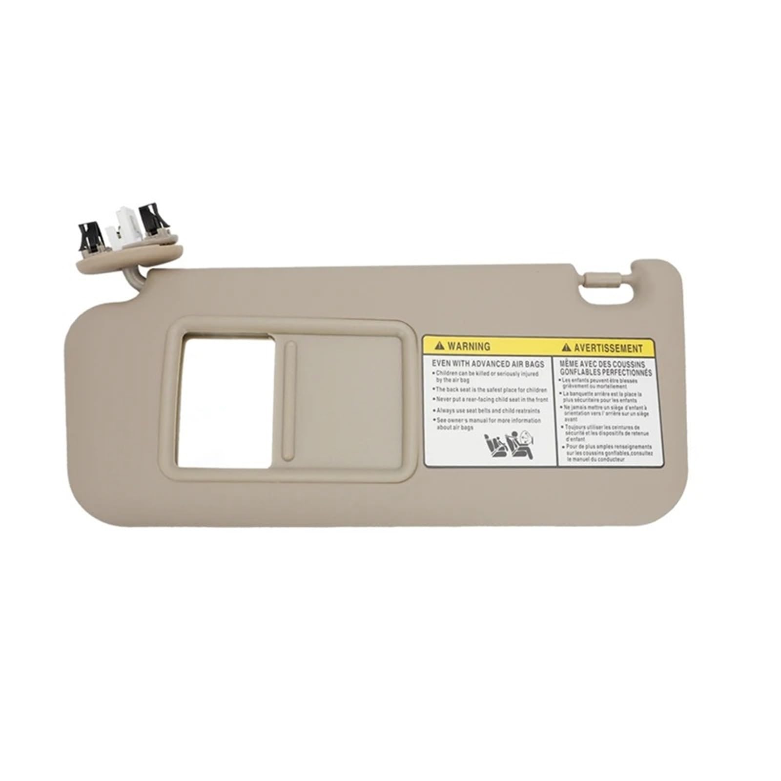 PolarisierteSonnenblende Für Toyota Für RAV4 2004 2005 Auto Sonnenblende Sonnenblende Links Fahrerseite Sonnenschutz Sonnenschirm Schiebedach Schild 74320-42420-B0 Sonnenblende(Beige Left) von Avfpra