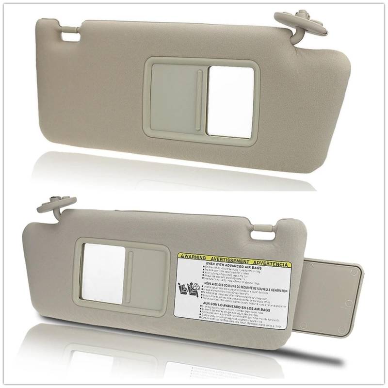 PolarisierteSonnenblende Für Toyota Für Tacoma 2005-2012 Sonnenblen LHD Beige Links Rechts Seite Auto Frontscheibe Sonnenschutz Abckung Schild Schatten Sonnenblen Sonnenblende(1xLeft Driver) von Avfpra