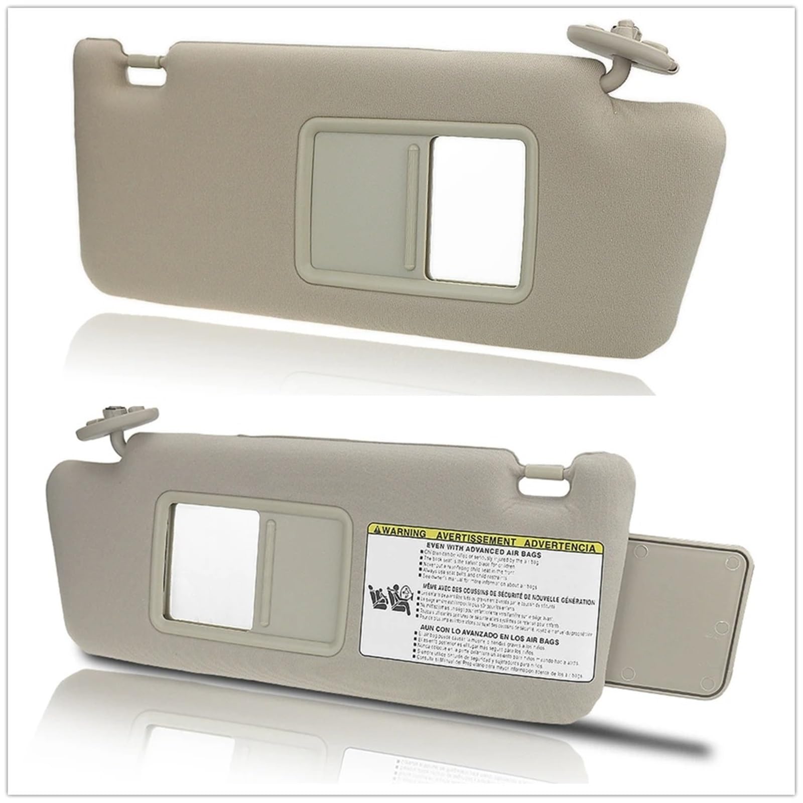 PolarisierteSonnenblende Für Toyota Für Tacoma 2005-2012 Sonnenblen LHD Beige Links Rechts Seite Auto Frontscheibe Sonnenschutz Abckung Schild Schatten Sonnenblen Sonnenblende(1xRight Passenger) von Avfpra