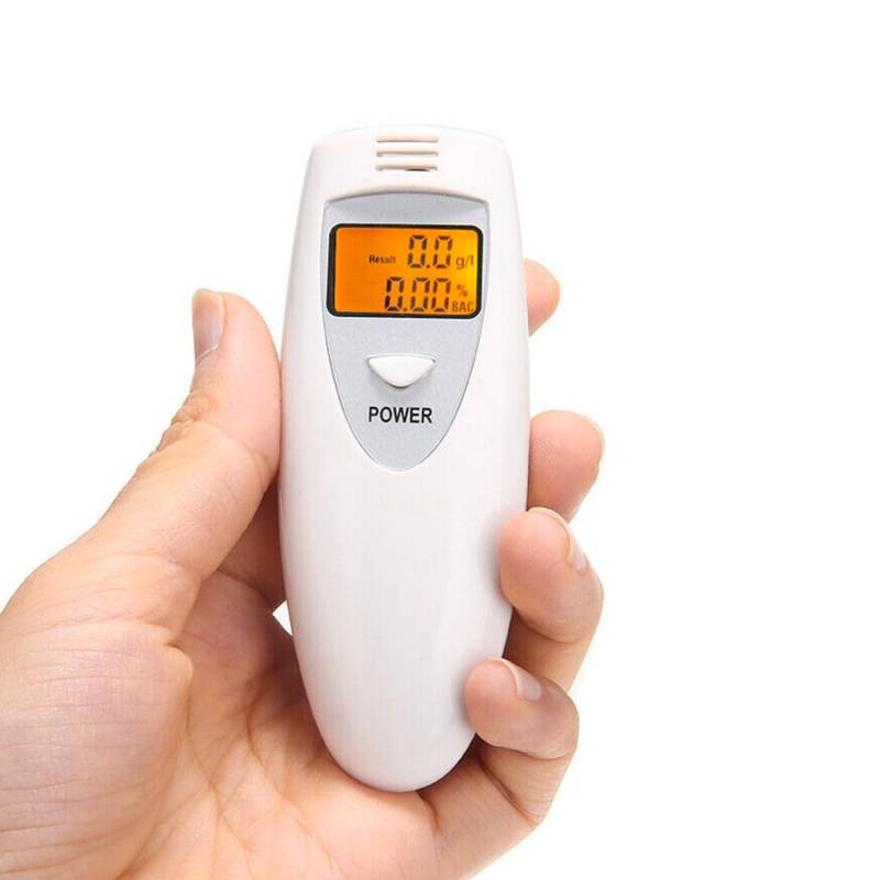 Avilia Professioneller digitaler Alkoholtester mit LED-Display und akustischem Signal – hohe Genauigkeit 0,01% BAC, schneller und wiederholbarer Test, automatische Abschaltung, 95 x 36 x 18 mm von Avilia