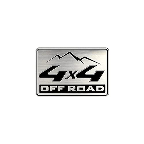 Avisa Aluminium Embleme/Logo - 4x4 Off Road - 5,5x3,6cm von Avisa