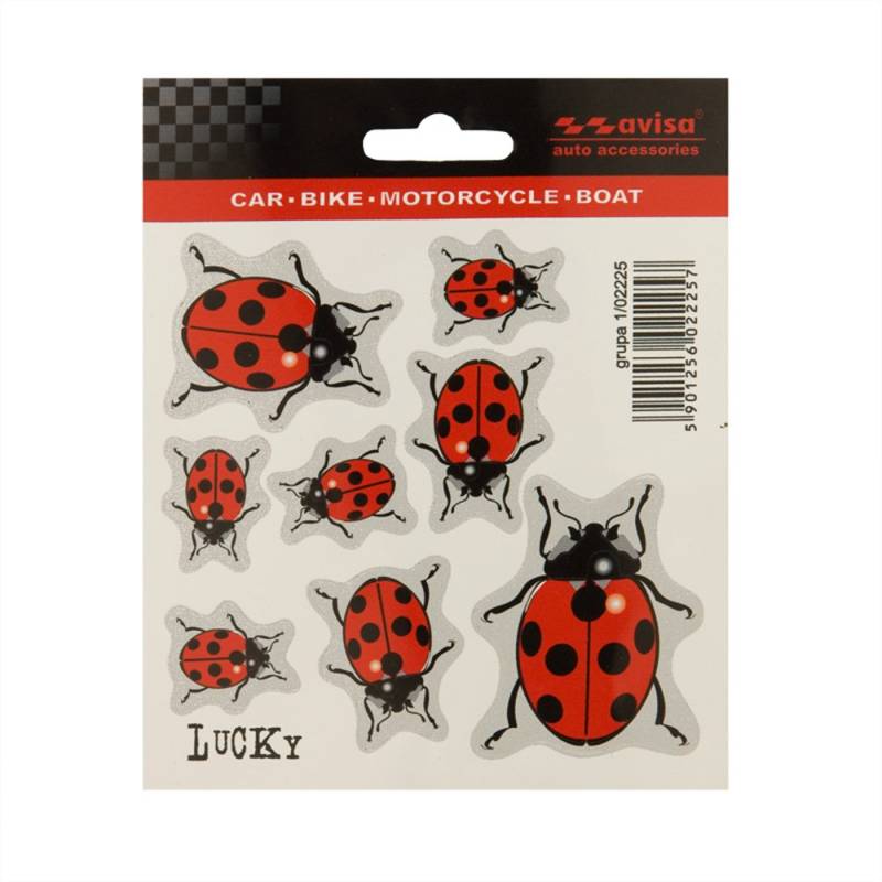 Avisa Aufkleber Lady Bug - 11x10,5cm von Avisa