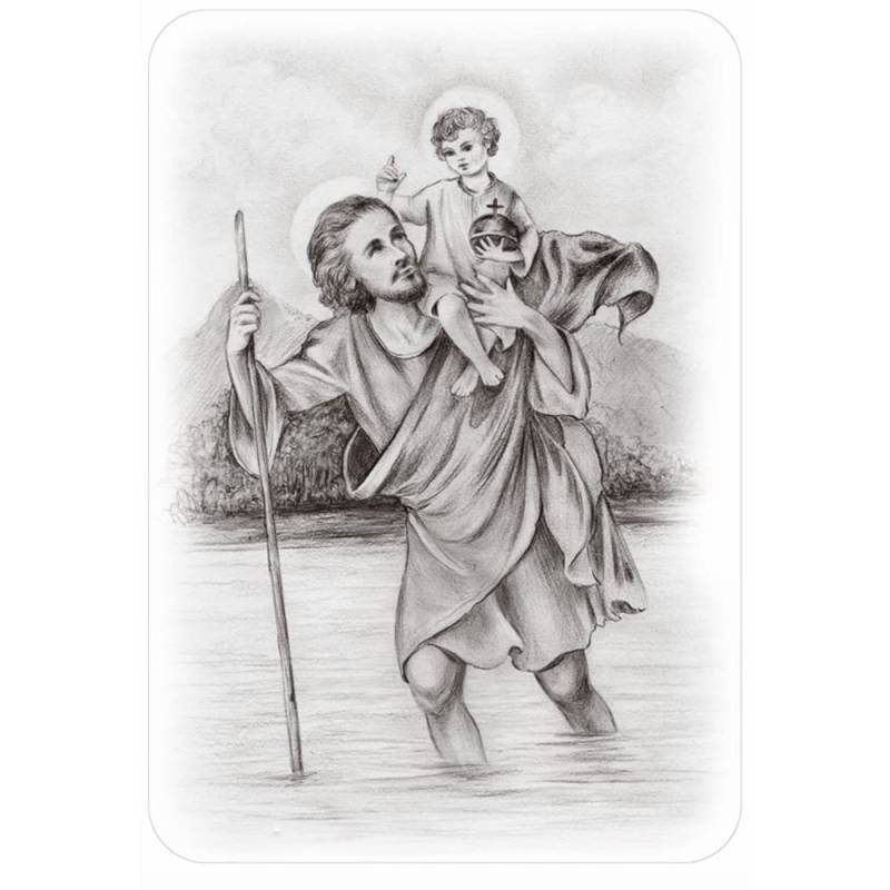 Avisa AutoTattoo Aufkleber St.Christopher - 33x47,5cm von Avisa