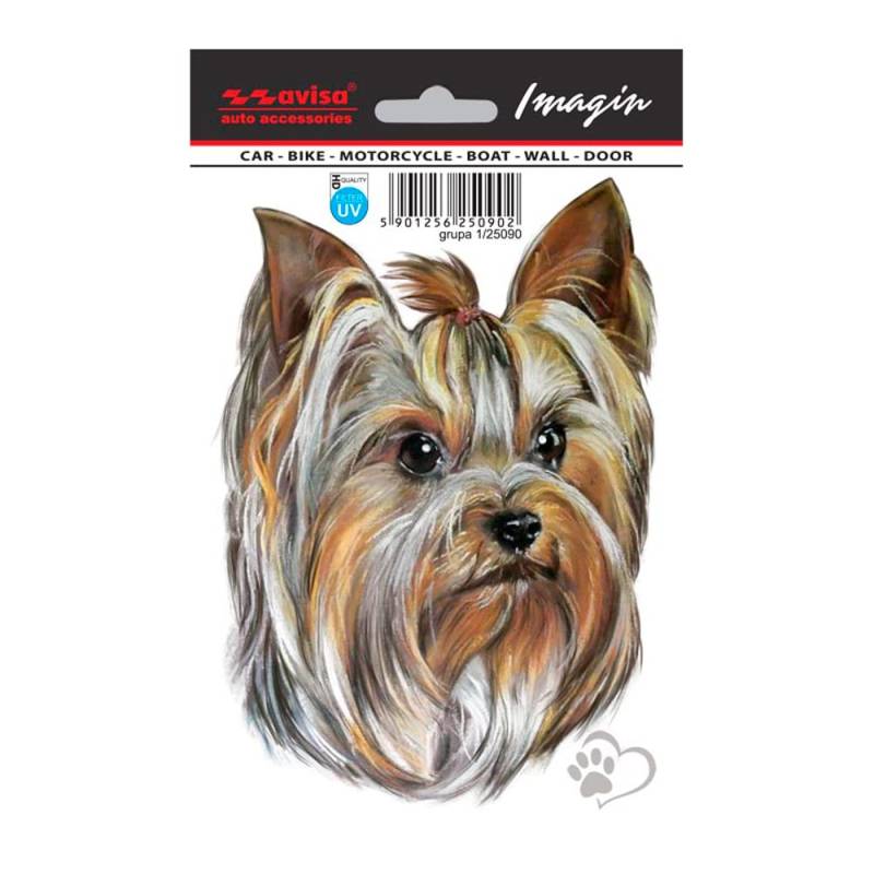 Avisa AutoTattoo Aufkleber Yorkshire Terrier - 11x15,5cm von Avisa