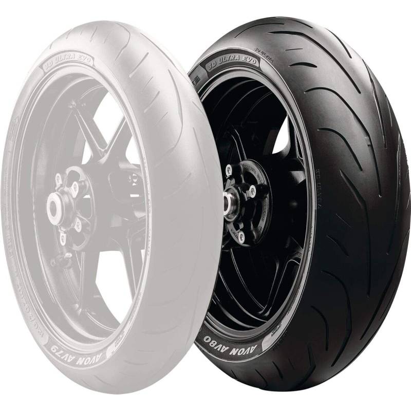 Avon 160/60 ZR17 (69W) 3D Ultra EVO AV80 Rear Motorradreifen von Avon Tyres