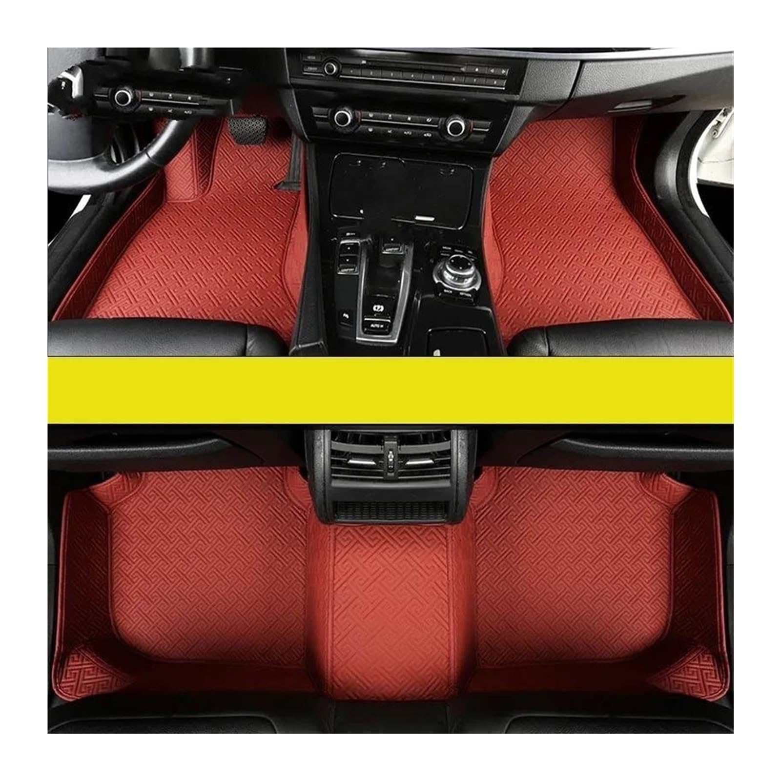 Auto Fußmatten Für A6 Für C5 1997 1998 1999 2000 2001 2002 2003 2004 2005 Custom Car Fußmatten Auto Teppiche Fuß Coche Zubehör Automatte Passend(Claret) von Awqmx