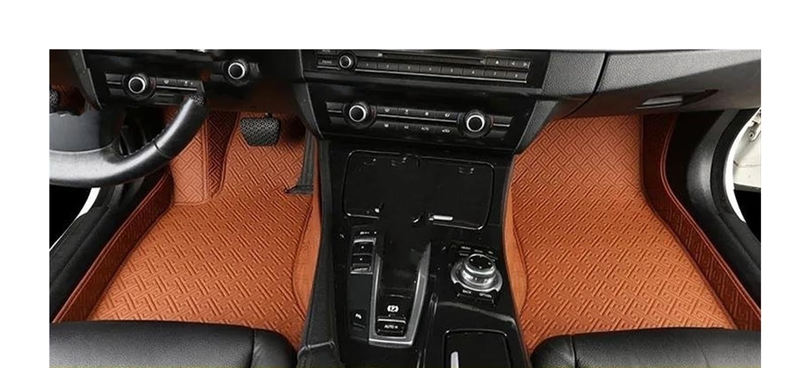 Auto Fußmatten Für Peugeot 4008 2012 2013 2014 2015 2016 2017 2018 2019 2020 2021 2022 2023 Custom Car Fußmatten Auto Teppiche Fuß Coche Zubehör Automatte Passend(Brown Double,2017-2023) von Awqmx