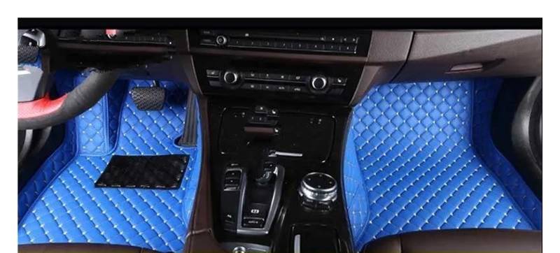 Auto Fußmatten Für X5 Für E53 E70 F15 Für G05 F85 F95 Auto 2000-2023 Custom Car Fußmatten Teppiche Fuß Coche Zubehör Automatte Passend(Blau,2000-2006 E53) von Awqmx