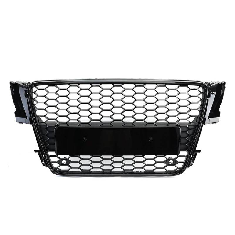 Auto Kühlergrill Für A5 EU 2008-2012 B8/8T Kühlergrill Autozubehör 8T0853651 Frontstoßstangengrill Waben Sport Styling Mesh Racing Grills Front Kühlergrill von Awqmx