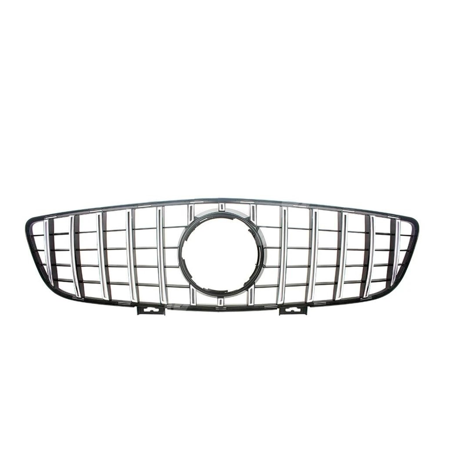 Auto Kühlergrill Für Benz Für C197 R197 SLS Für AMG 2010 2011 2012 2013 2014 2015 Vorne Racing Billet Stoßstange Grille Obere Abdeckung Front Kühlergrill(Silber) von Awqmx