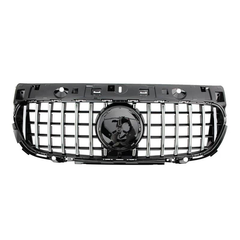 Auto Kühlergrill Für Benz Für Citan W416 2021 2022 2023 Vorne Racing Facelift Grille Oberen Kühler GTR Grill Panamerica Stil Front Kühlergrill(Chrome) von Awqmx