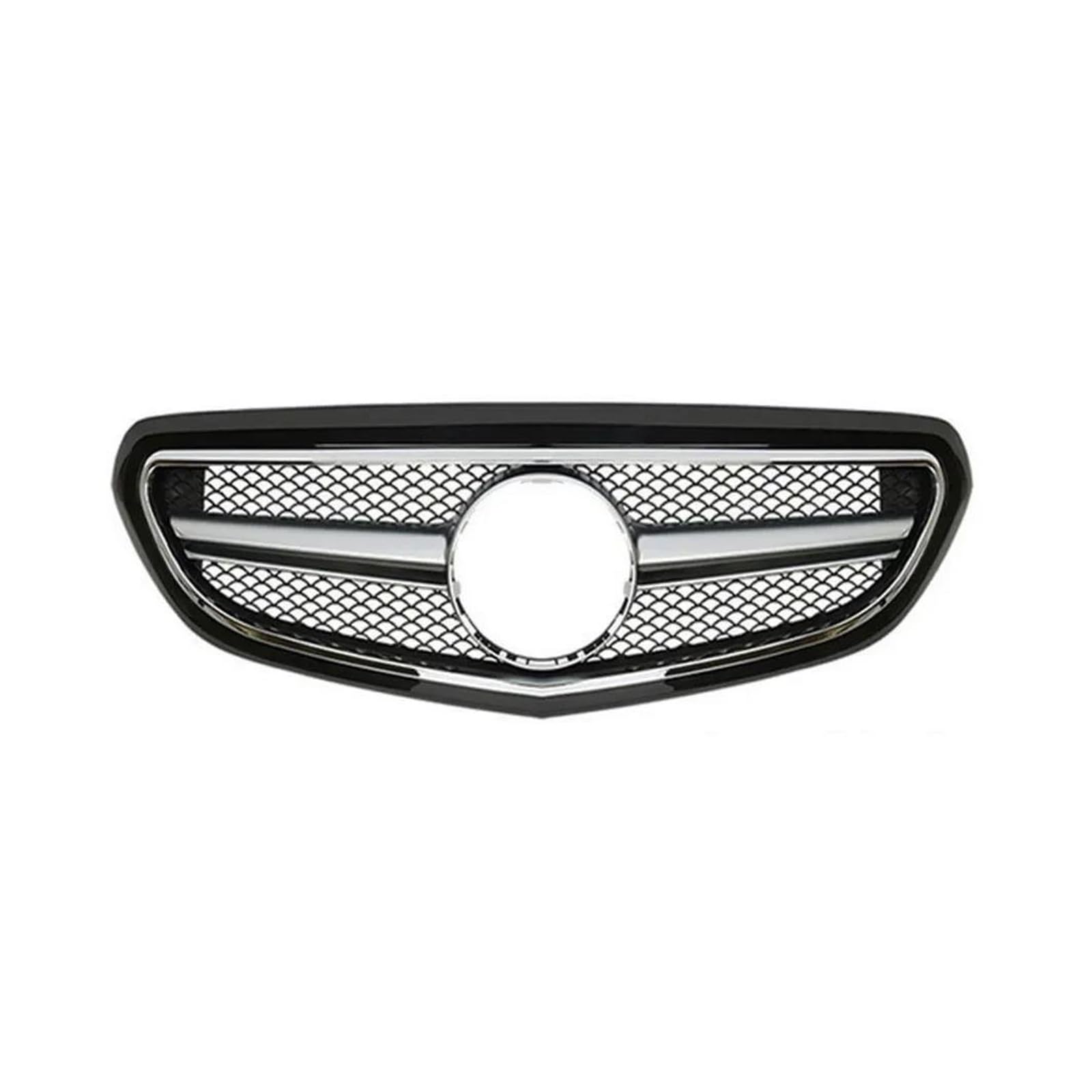 Auto Kühlergrill Für Benz Für E-Klasse W212 2014 2015 2016 Auto Front Racing Billet Stoßstange Grille Oberen Facelift Grill Front Kühlergrill(No Camera Hole Black Frame) von Awqmx