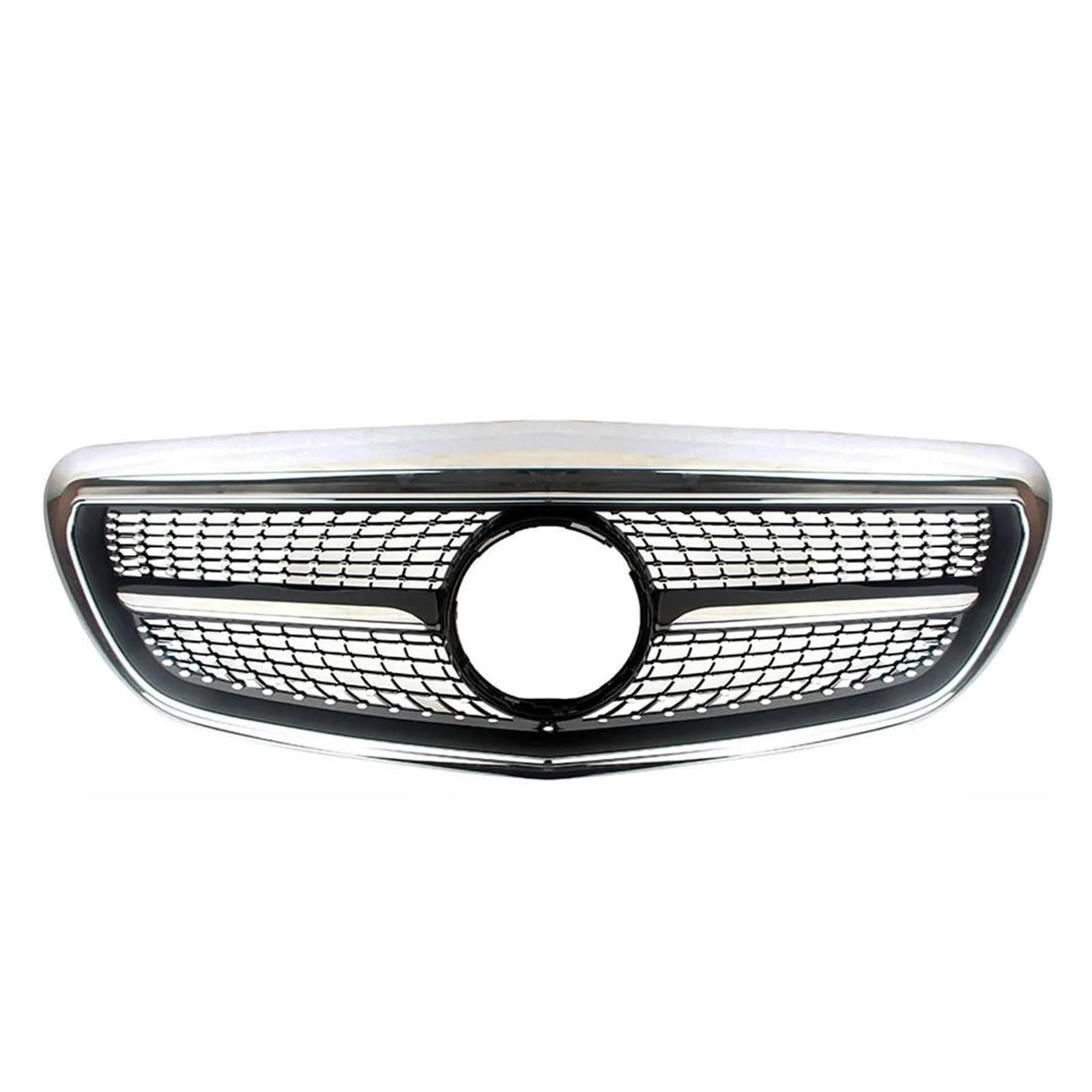 Auto Kühlergrill Für Benz Für E-Klasse W213 2016 2017 2018 2019 2020 Auto Vorne Racing Grill Kühler Elegante Grille Front Kühlergrill(BLK No Camera Hole) von Awqmx