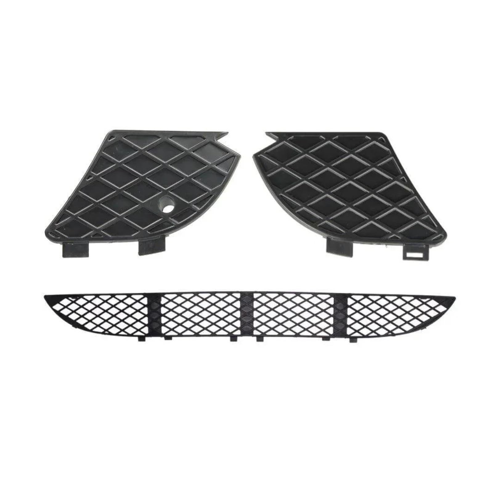 Auto Kühlergrill Für Benz Für E320 E430 (W210) 1998-2003 Front Stoßstange Nebel Licht Grill Abdeckung 2108850053 2108850153 2108850253 Front Kühlergrill(3 Set) von Awqmx