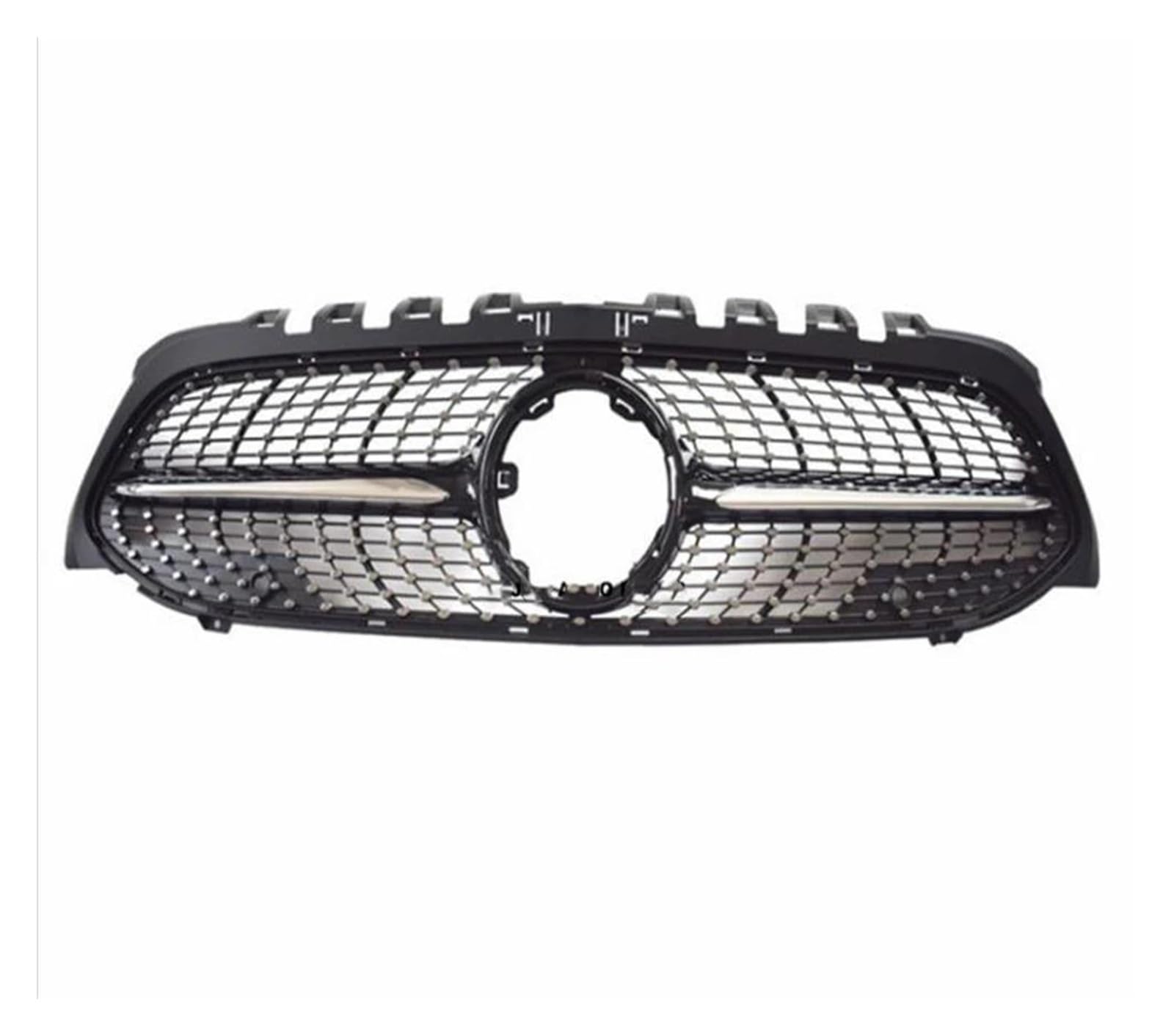 Auto Kühlergrill Für Benz Für W177 V177 A Klasse 2019-2022 A180 A200 A250 A35 A45 Front Racing Grill Grille Schwarz Oberen Stoßfänger Haube Mesh Grid Front Kühlergrill(Schwarz) von Awqmx