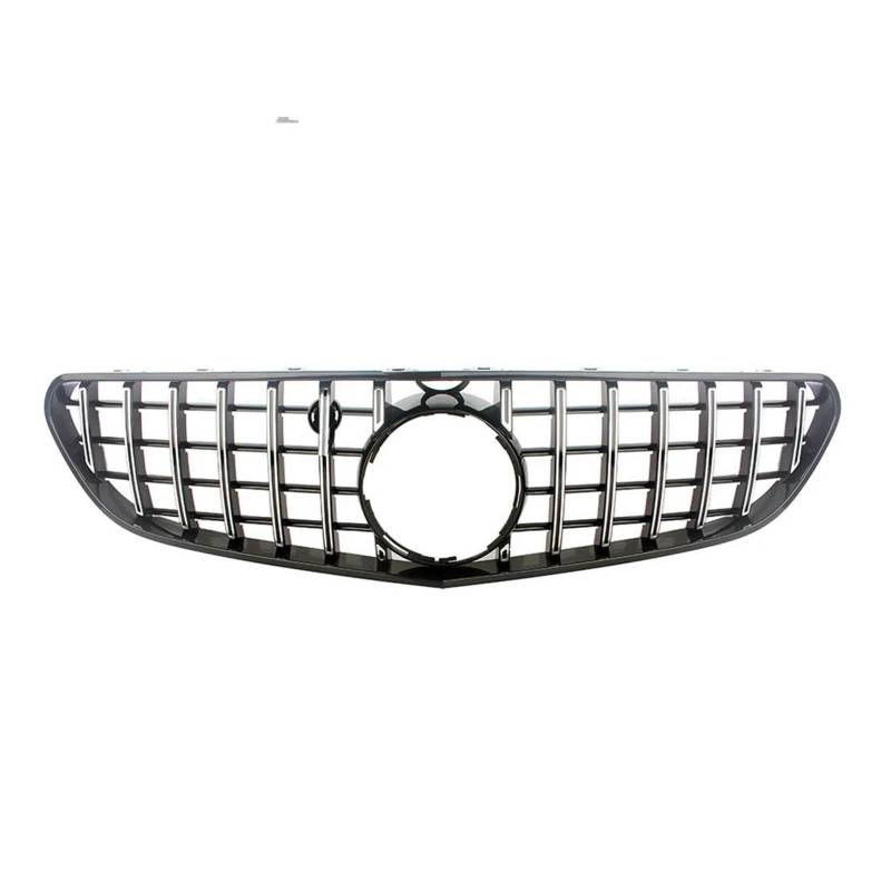 Auto Kühlergrill Für Benz Für W217 S63 S65 Coupe Für AMG 2015 2016 2017 Auto Vorne Racing Billet Stoßstange Grille Oberen Facelift Grill Front Kühlergrill(Chrome) von Awqmx