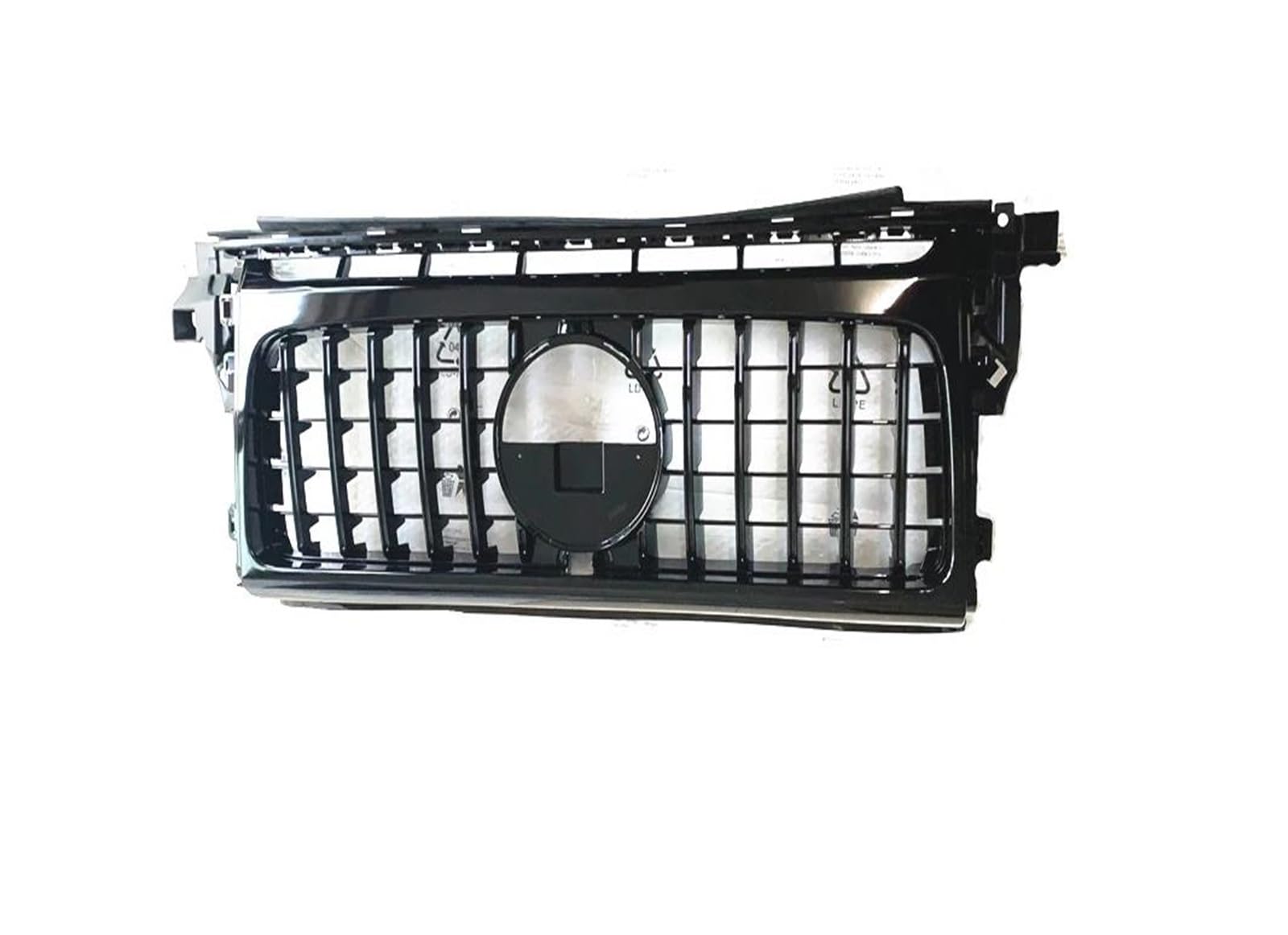 Auto Kühlergrill Für Benz Für W464 G500 G550 Für AMG 2019-2020 GT Frontgrill Facelift Upgrade G63 Oberen Stoßstange Haube Mesh Grid Kit Front Kühlergrill(Schwarz) von Awqmx