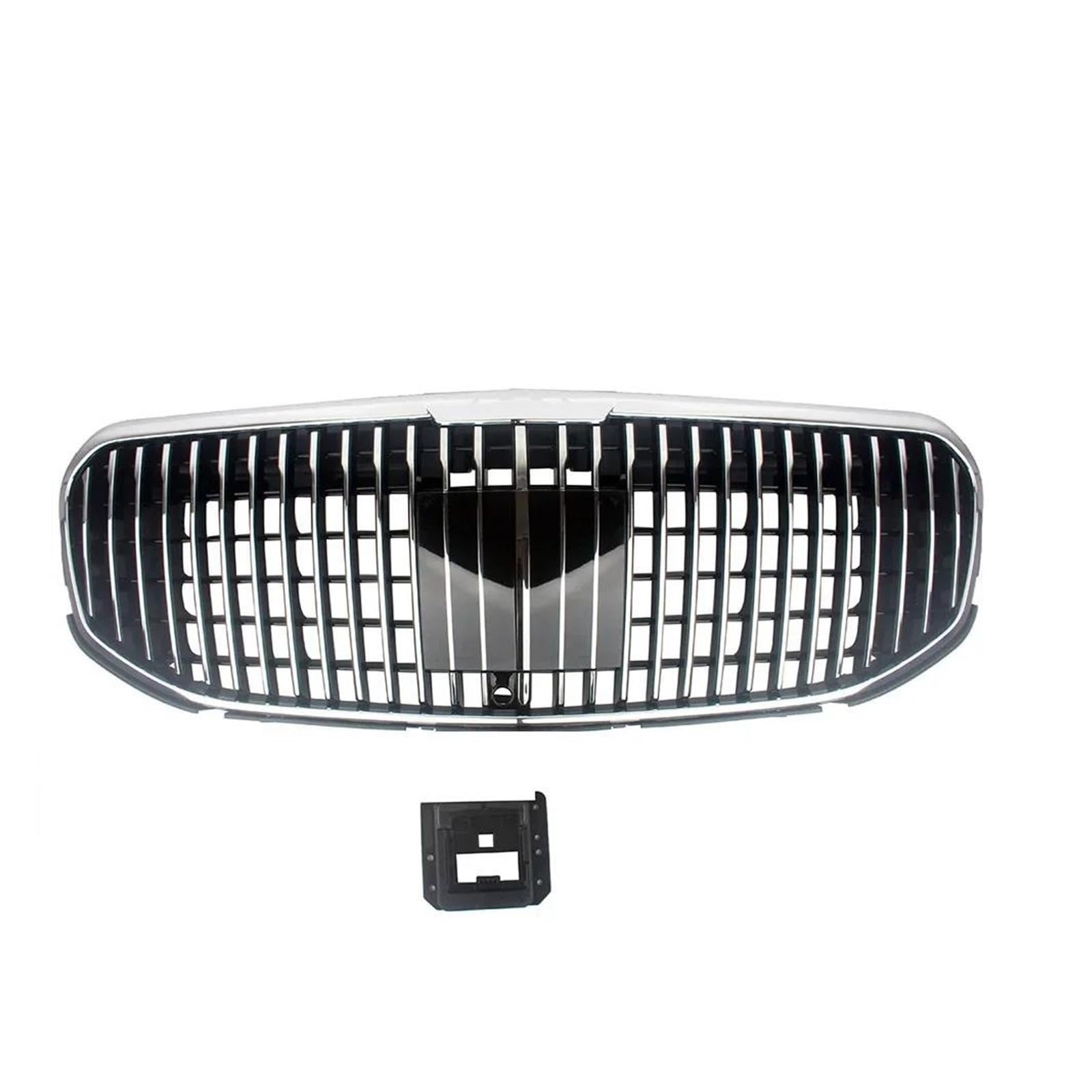 Auto Kühlergrill Für Benz Für X167 Für GLS-Klasse GLS450 500 550 2020 2021 + Front Racing Oberen Grille Facelift Stoßstange Grill Front Kühlergrill(Chrome) von Awqmx