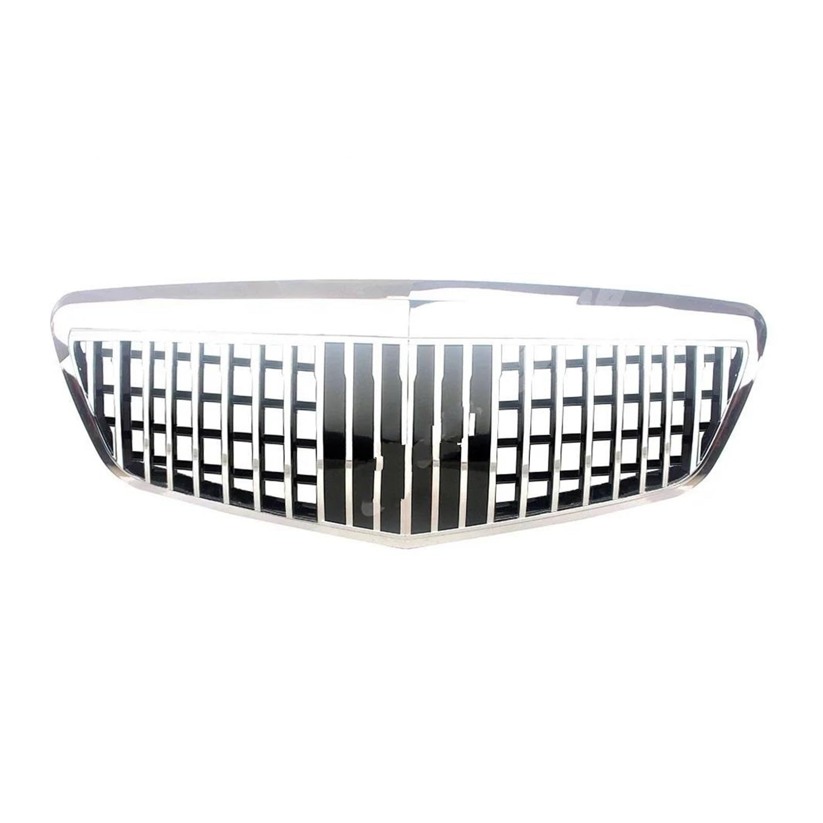 Auto Kühlergrill Für Benz R280 R300 R320 R350 R500 W251 V251 2011-2017 Für Maybach Stil AFront Racing Facelift Gitter Oberen Kühler Front Kühlergrill(Silber) von Awqmx