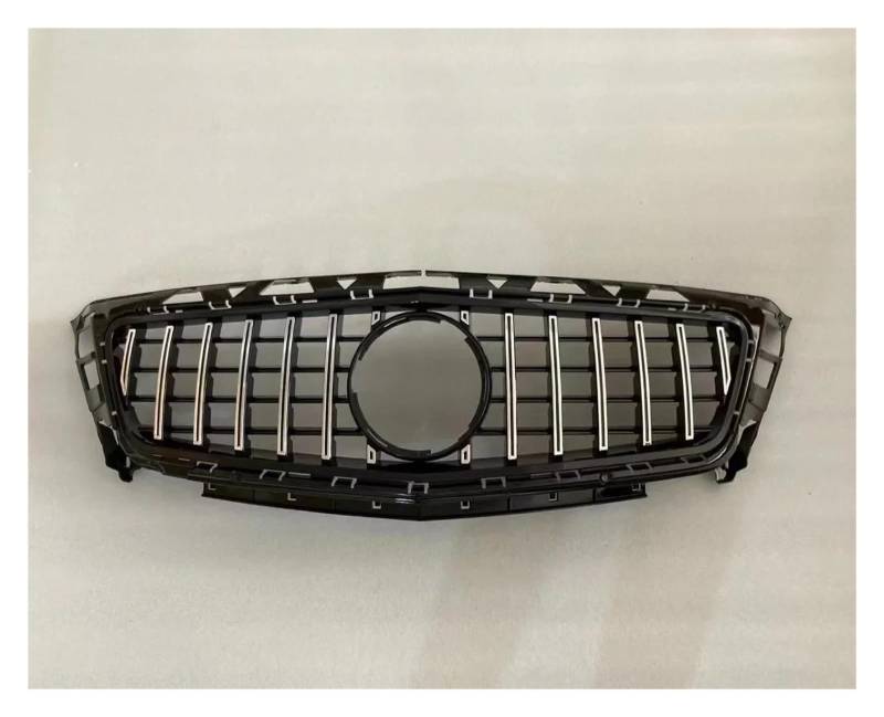 Auto Kühlergrill Für Benz W218 Für CLS-Klasse CLS350 CLS400 CLS500 CLS550 2015-2018 Für AMG Front Racing Billet Stoßstange Grille Obere Grill Abdeckung Front Kühlergrill(Chrome) von Awqmx