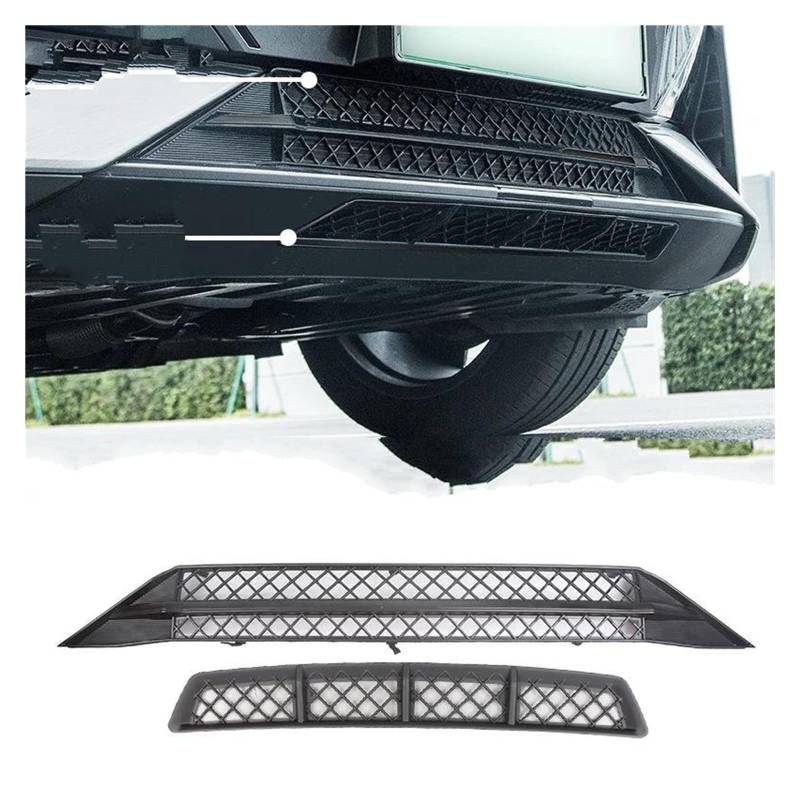 Auto Kühlergrill Für Changan Für Deepal S07 Kühlergrill Mesh Lufteinlass Wabengitter Anti-Insektenschutz Auto Außenmodifikationszubehör Front Kühlergrill(Matt Black 2PCS) von Awqmx