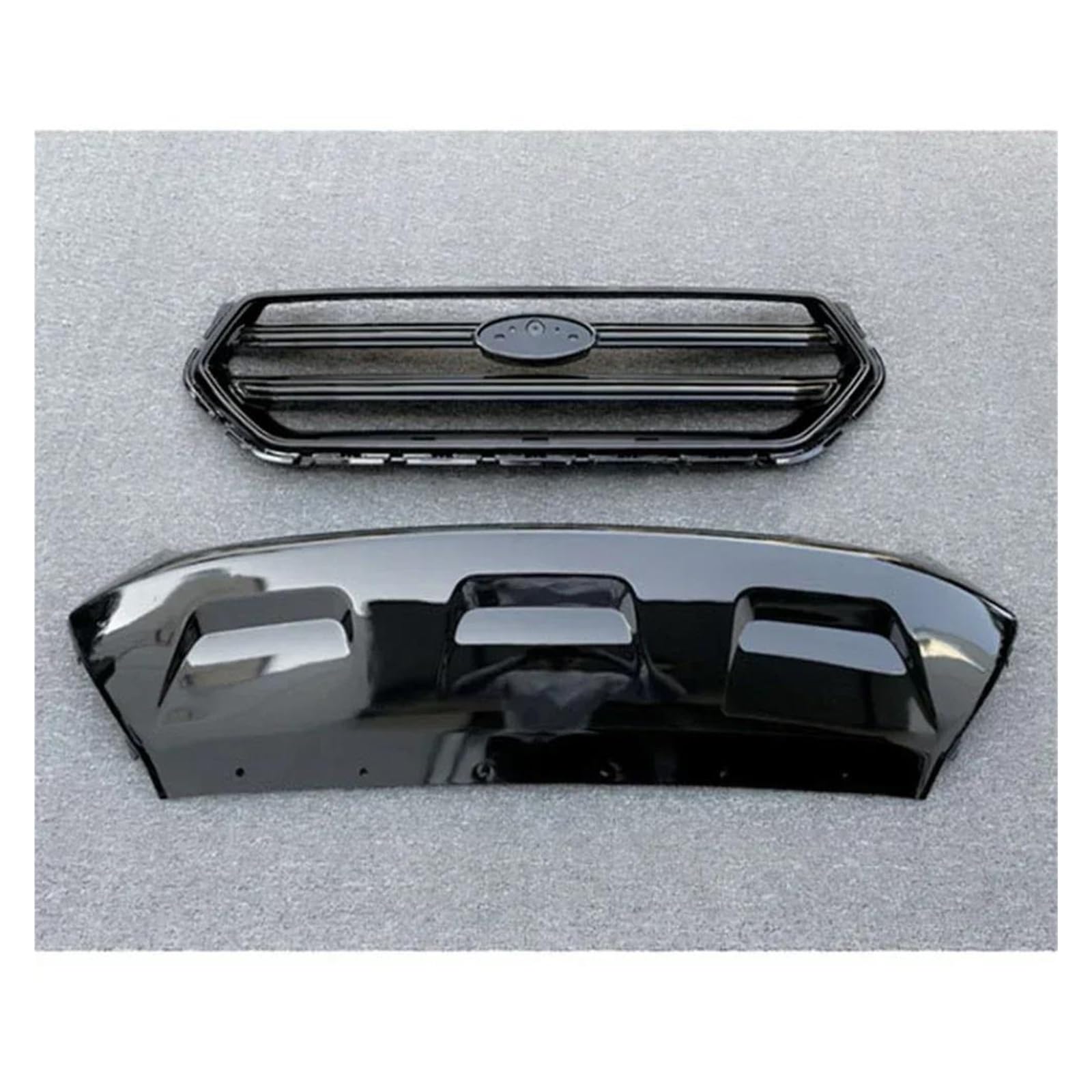 Auto Kühlergrill Für Ford Für Escape Für Kuga 2017 2018 2019 Auto Vorne Racing Gitter Stoßstange Grill Waben Front Kühlergrill(2 pcs) von Awqmx