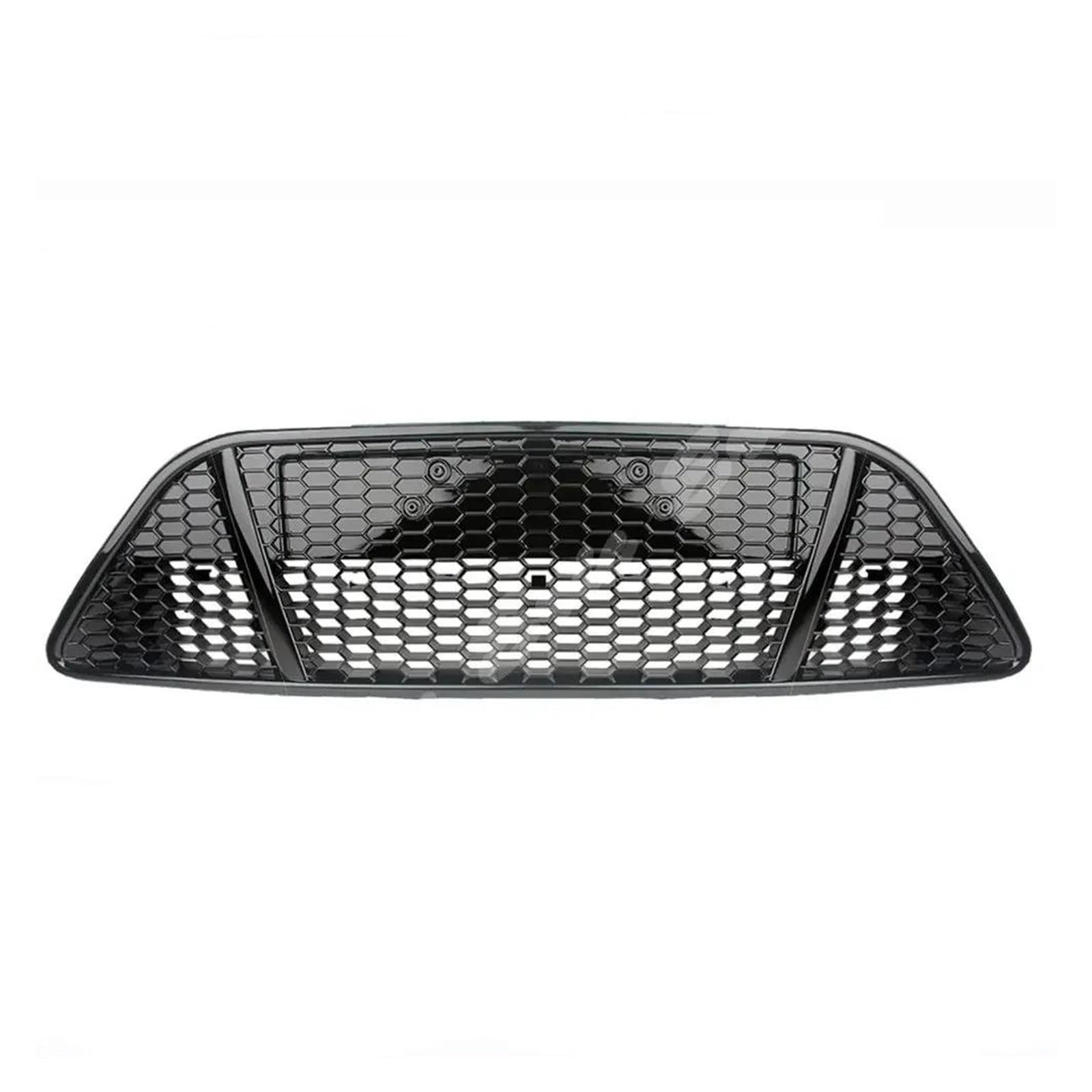 Auto Kühlergrill Für Ford Für Focus Fließheck 2009 2010 2011 2012 Oberer Unterer Kühlergrill Stoßstangengrill Wabenstruktur Front Kühlergrill(Glossy Black) von Awqmx