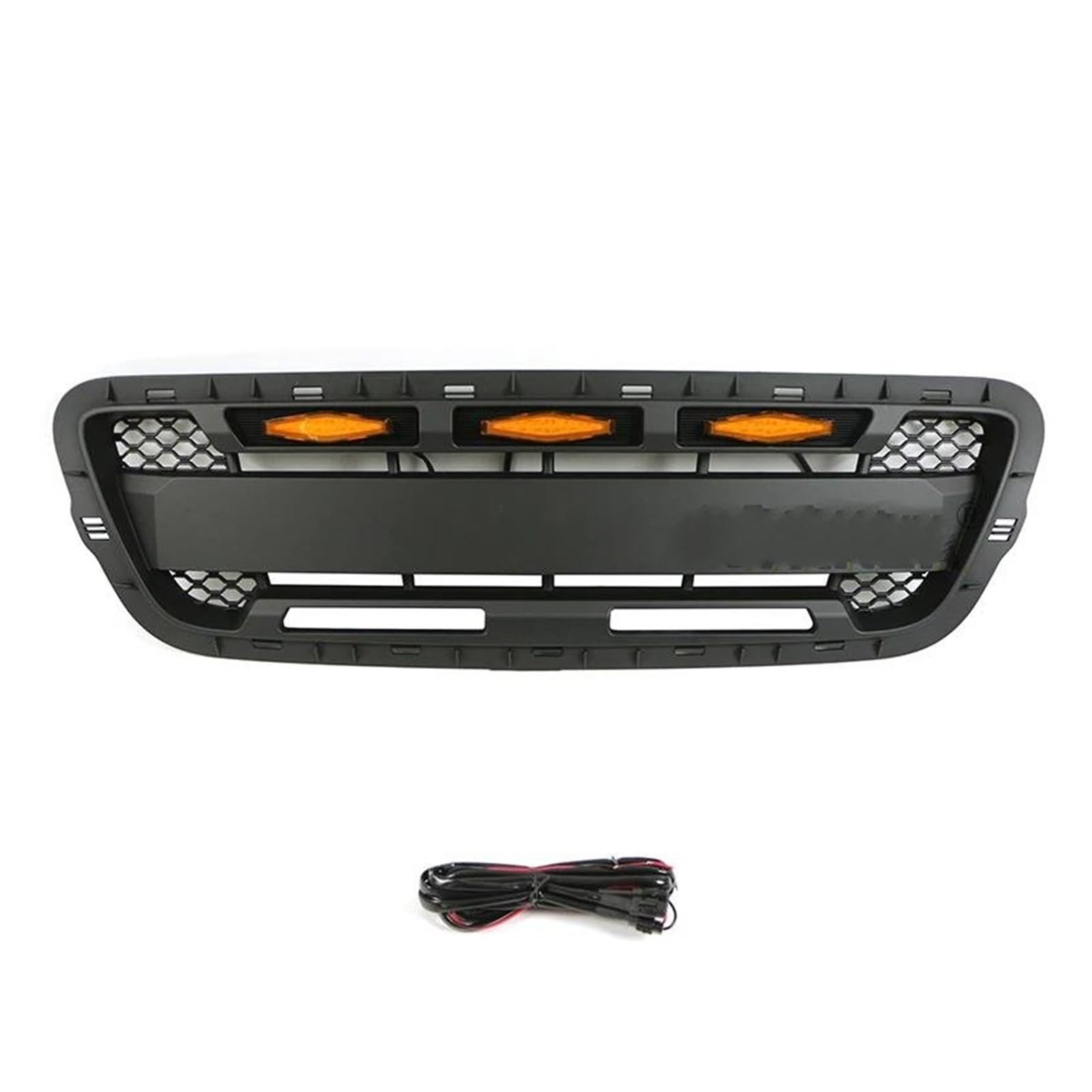 Auto Kühlergrill Für Ford Für Ranger 2001 2002 2003 Grill Frontschürze Kühlergrill Modifikation Zubehör Dekoration Racing Grill Front Kühlergrill(Add Letter and Light) von Awqmx