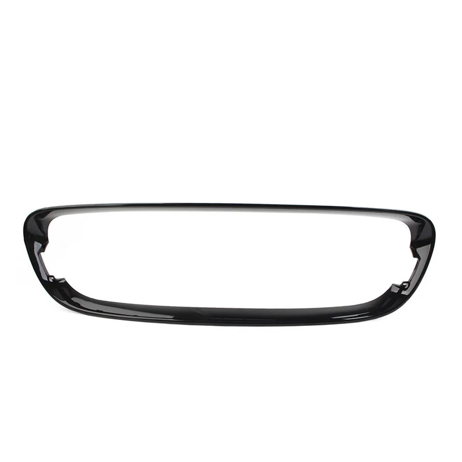 Auto Kühlergrill Für Jaguar Für F-Typ 2014 2015 2016 2017 T2R5053 T2R3563 Glänzend Schwarz/Chrom Auto Vorderen Stoßstange Grille Surround Moulding Trim Front Kühlergrill(Schwarz) von Awqmx