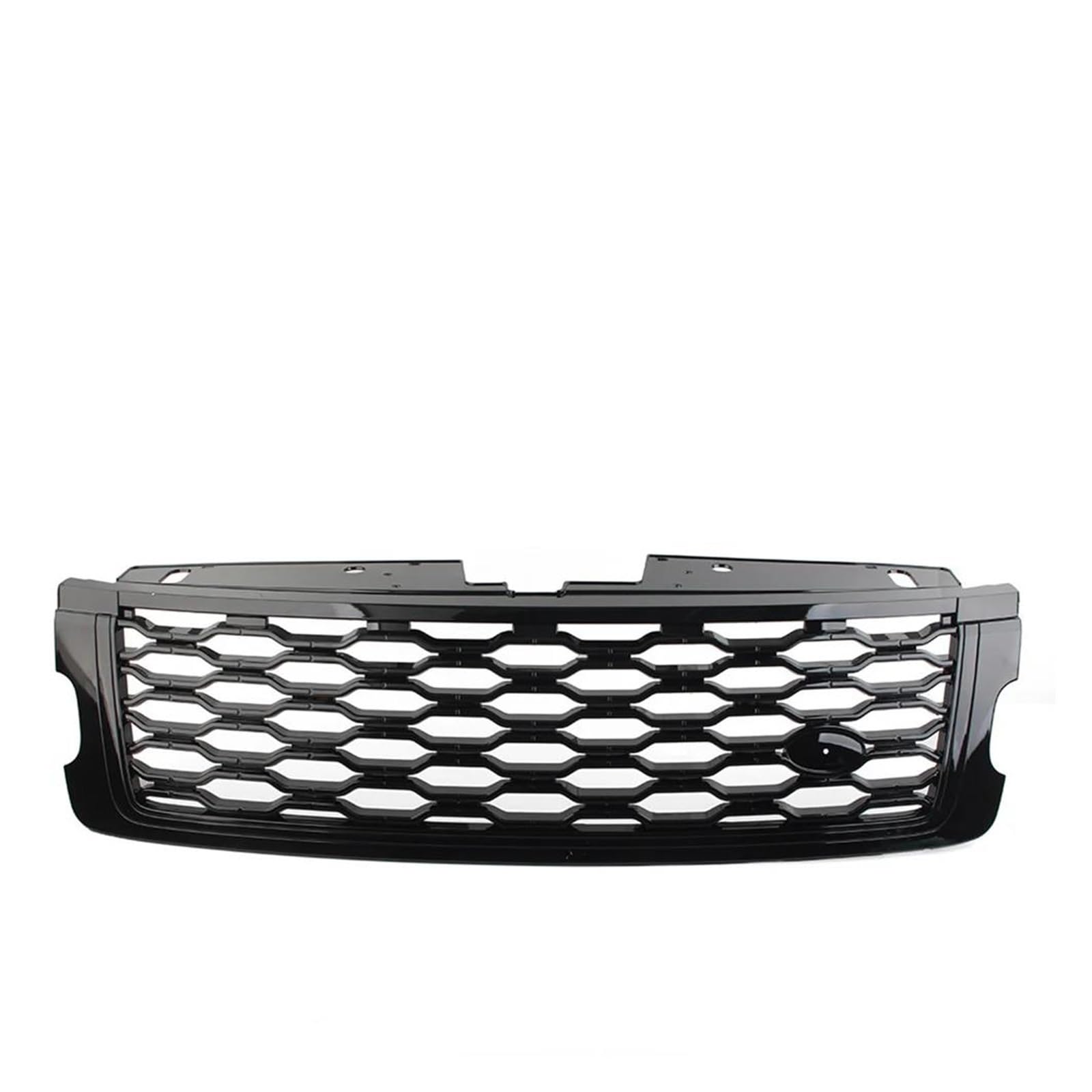 Auto Kühlergrill Für Land Für Rover Für Range Für Rover 2018 2019 2020 2021 2022 LR098084 LR098080 LR098082 Auto Vorderen Stoßfänger ABS Grille Grill Front Kühlergrill(Schwarz) von Awqmx