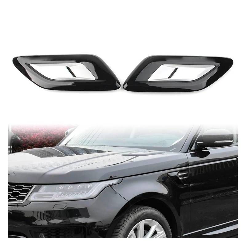 Auto Kühlergrill Für Land Für Rover Für Range Für Rover Sport 2018 2019 2020 2021 Paar Auto Front Hood Lufteinlass Vent Grille Abdeckung Trim Front Kühlergrill von Awqmx