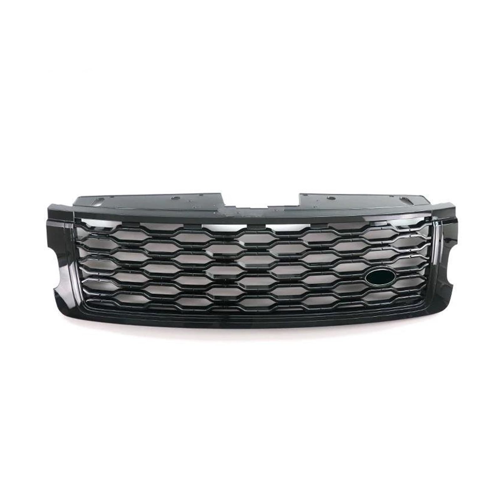 Auto Kühlergrill Für Land Für Rover Für Range Für Rover Vogue L405 Upgrade 2013-2022 Mesh Grills Zubehör ABS Auto Vorderen Stoßfänger Grille Front Kühlergrill(18-22 All Black) von Awqmx