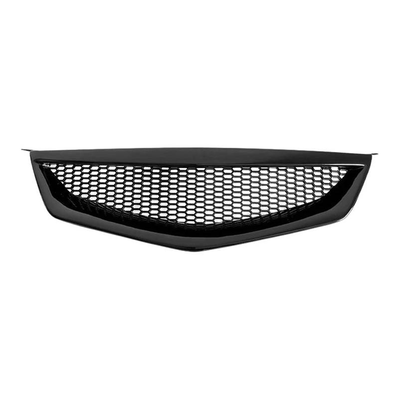 Auto Kühlergrill Für Mazda 6 2003–2010, Für M6 08–12, Stoßfänger Der Ersten Generation, Carbon-Oberflächengitter, Frontgrill, Refit-Zubehör, GR-Stil, Autogrill Front Kühlergrill(Gloss Black 06-10) von Awqmx