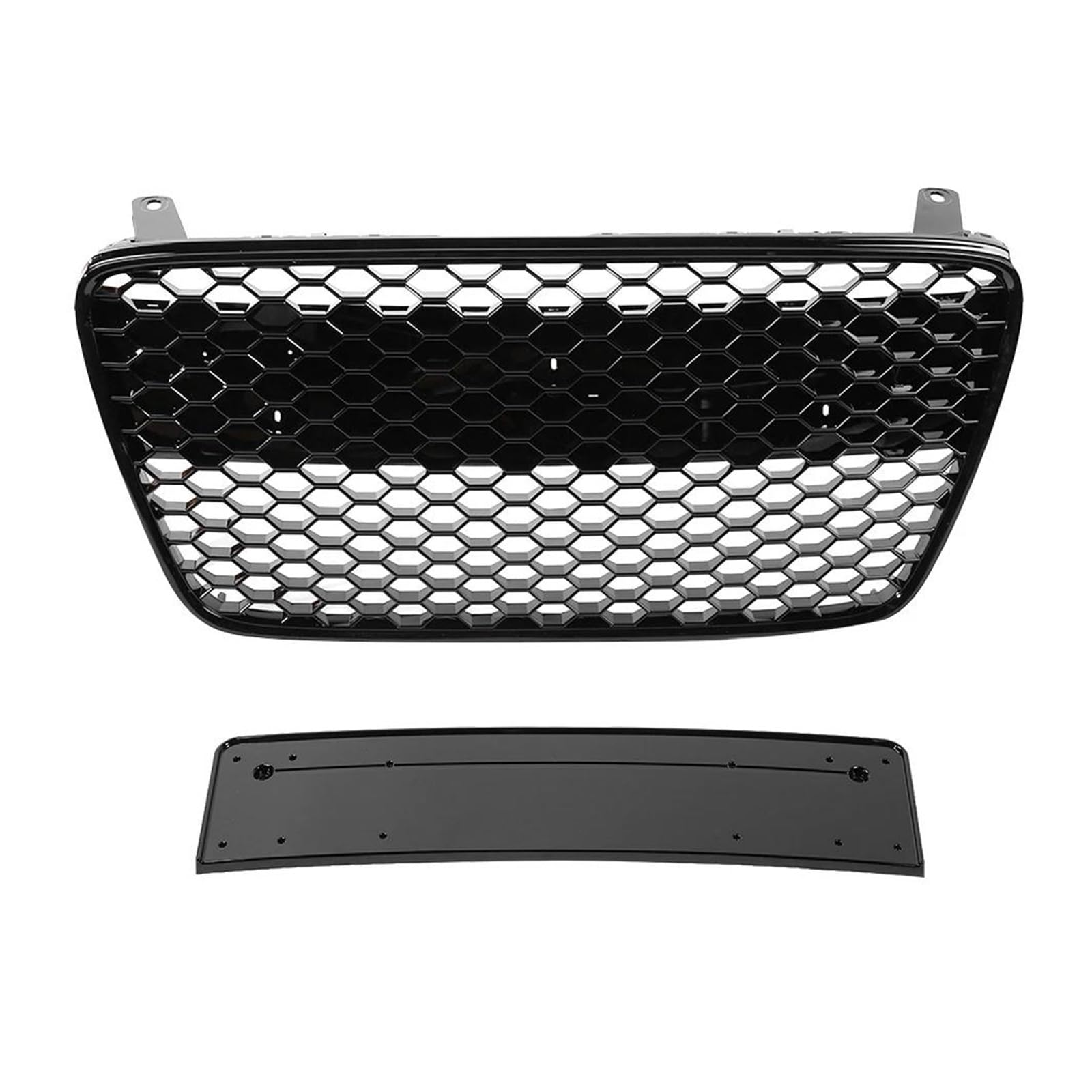 Auto Kühlergrill Für R8 2007-2013 Schwarzer Frontstoßstangengrill Autogitter ABS Auto Frontstoßstangengrill Mittelgitter Ersatz Front Kühlergrill von Awqmx