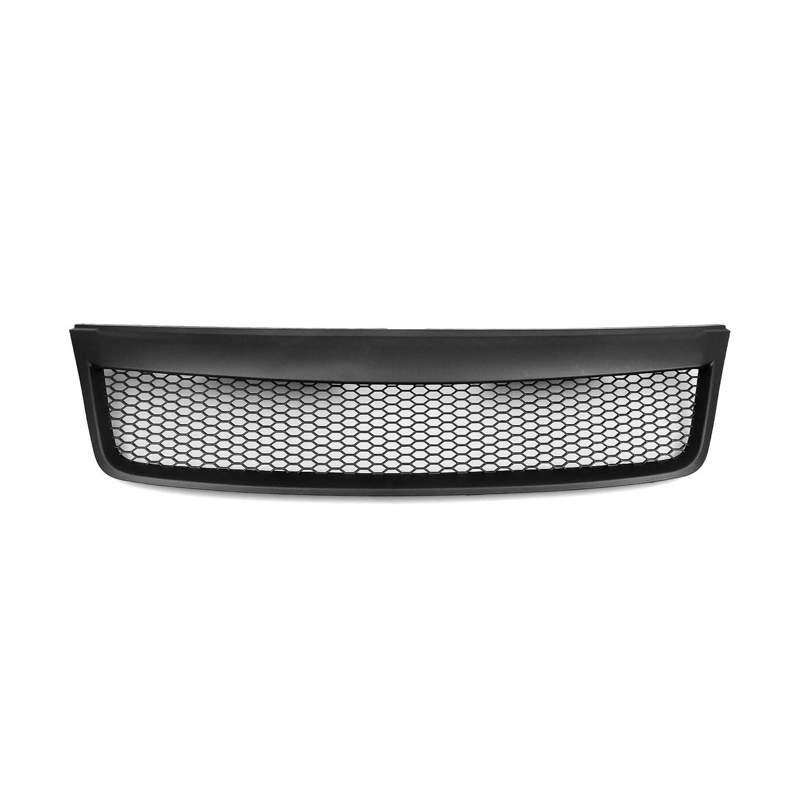 Auto Kühlergrill Für Subaru Für Forester 2009-2013 Kühlergrill Racing Grill Matt/Glanz Schwarz/Kohlefaser Obere Stoßstangenhaube Mesh Grid Front Kühlergrill(Matte Black) von Awqmx