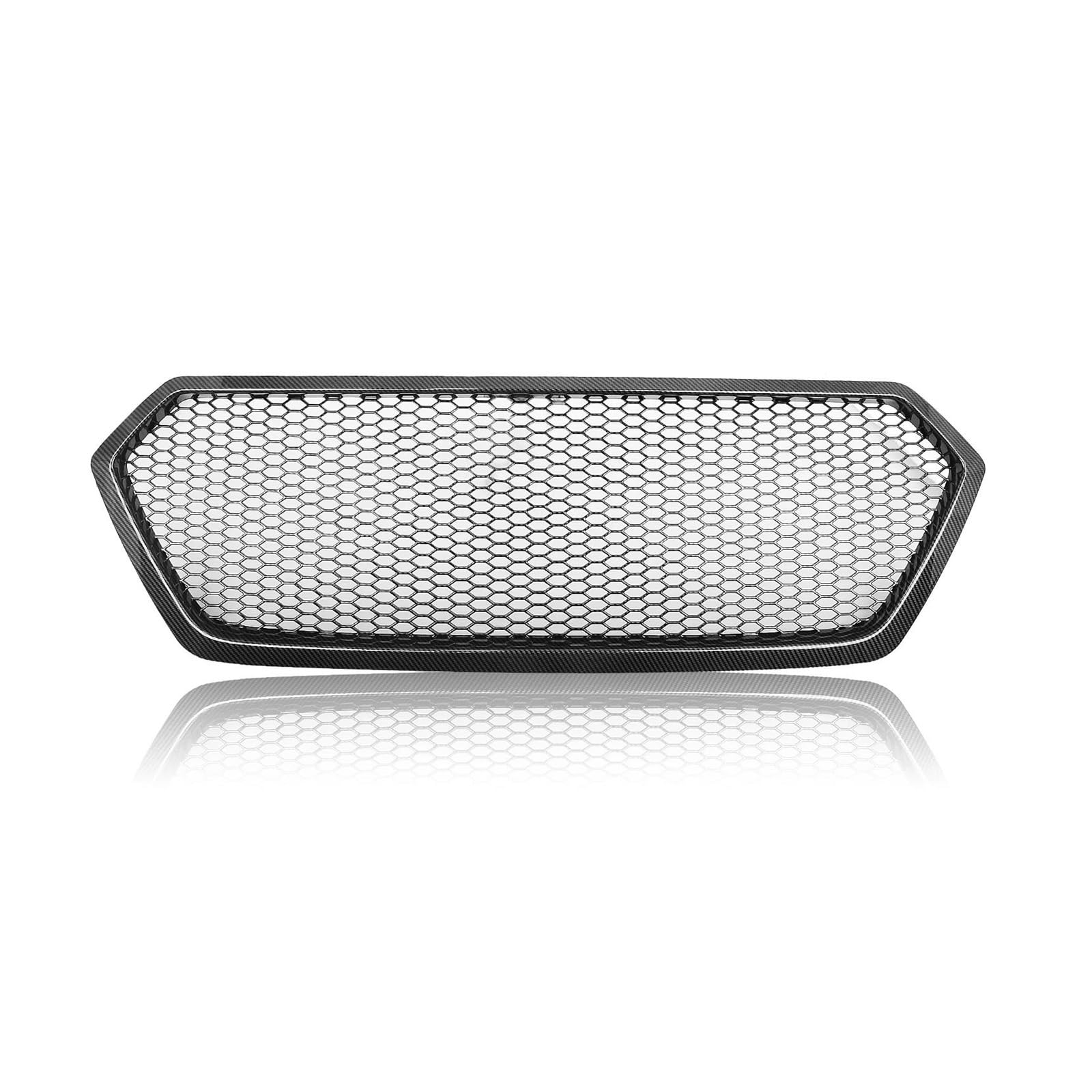 Auto Kühlergrill Für Subaru Für Legacy Für Outback 2015-2017 Kühlergrill Racing Grill Carbon Fiber Oberen Stoßfänger Haube Mesh Grid Front Kühlergrill(Carbon Fiber Look) von Awqmx