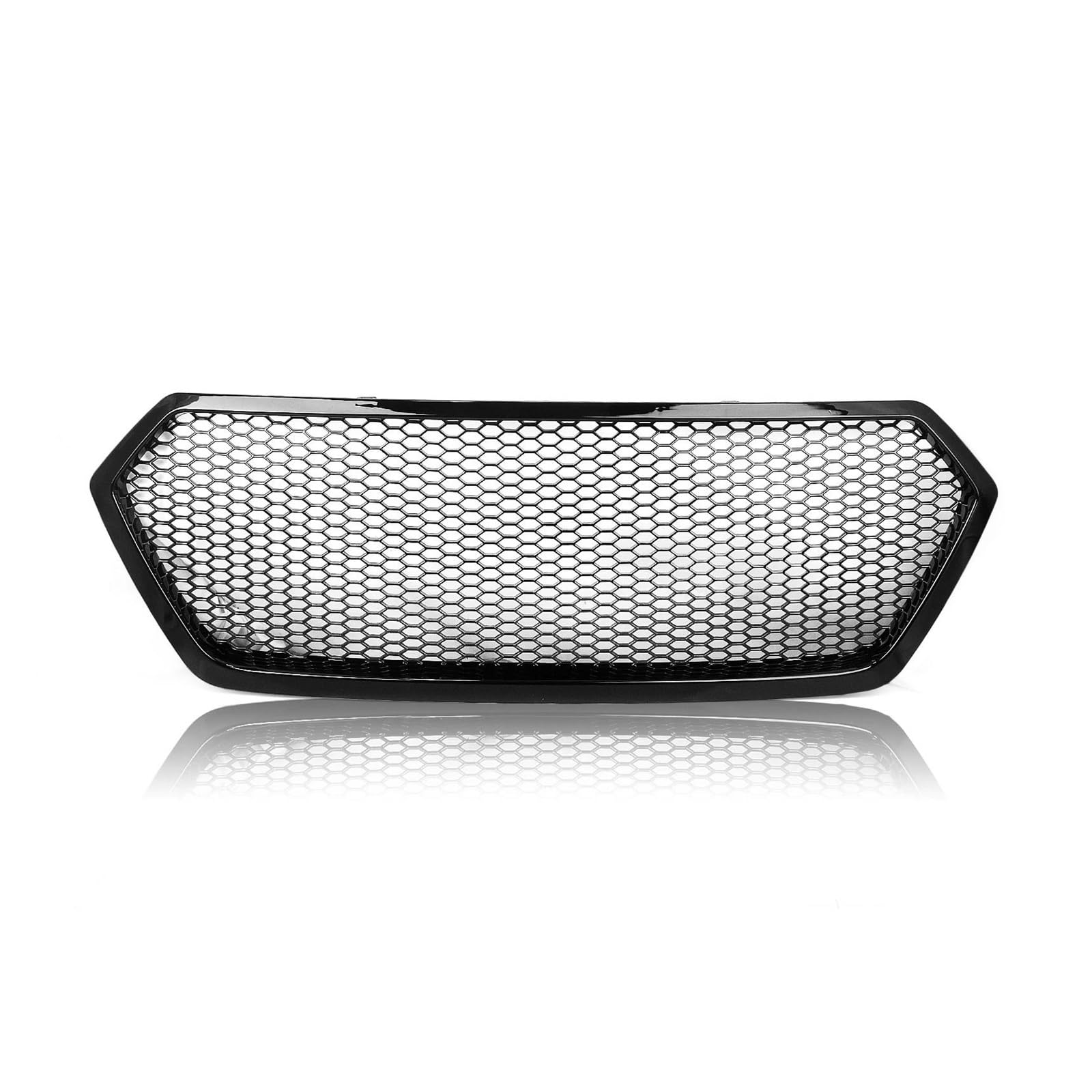 Auto Kühlergrill Für Subaru Für Legacy Für Outback 2015-2017 Kühlergrill Racing Grill Carbon Fiber Oberen Stoßfänger Haube Mesh Grid Front Kühlergrill(Glossy Black) von Awqmx