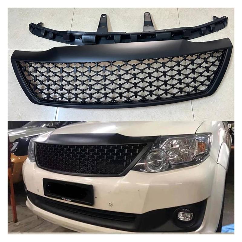 Auto Kühlergrill Für Toyota Für Fortuner 2012 2013 2014 Racing Grills Auto Zubehör Front Stoßstange Grill Maske Kühlergrill Front Kühlergrill von Awqmx