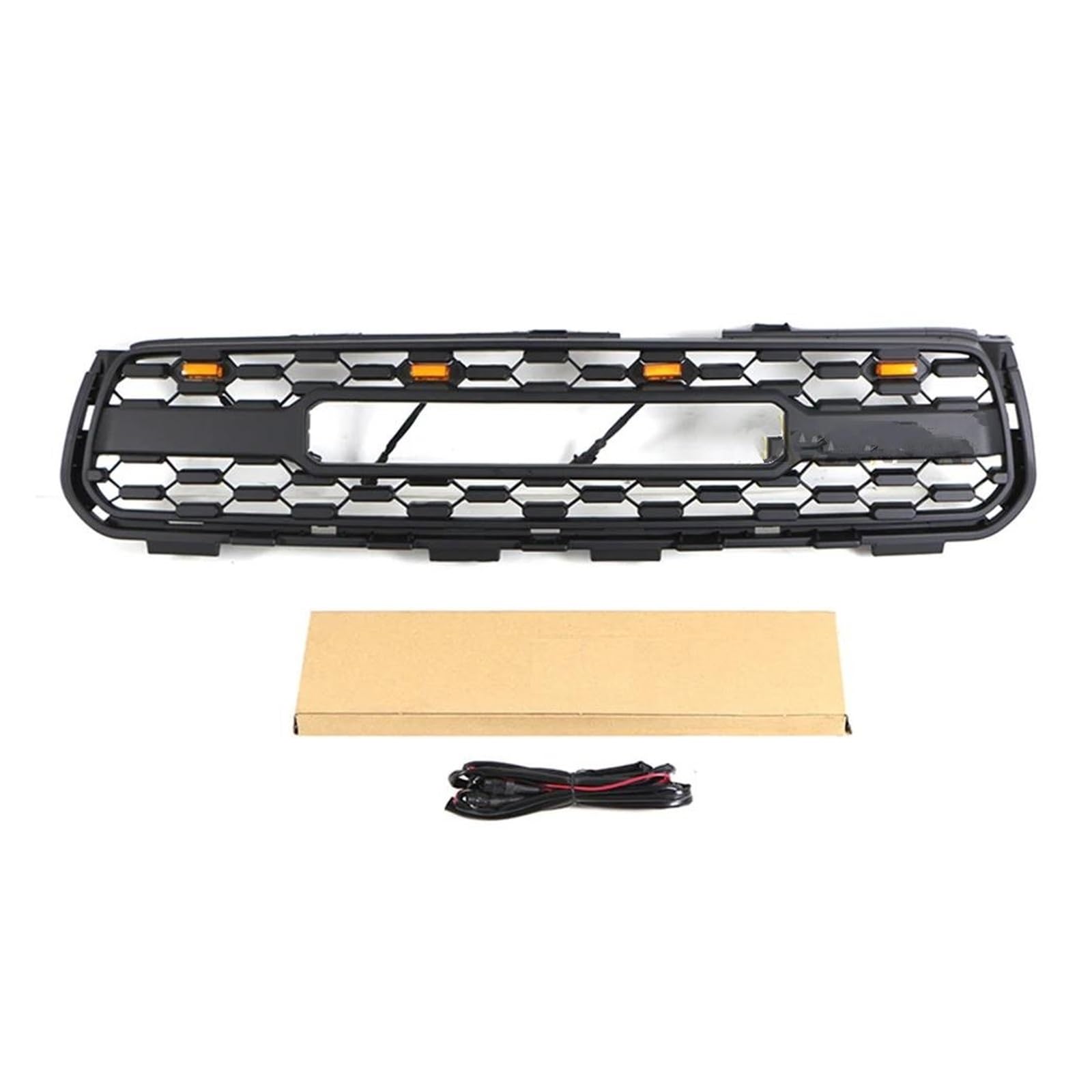 Auto Kühlergrill Für Toyota Für Rav4 Grill 2006 2007 2008 Frontstoßstangengrill TRD Modifikation Für Rav4 Frontgrill Zubehör Dekoration Front Kühlergrill(with LED Lights) von Awqmx