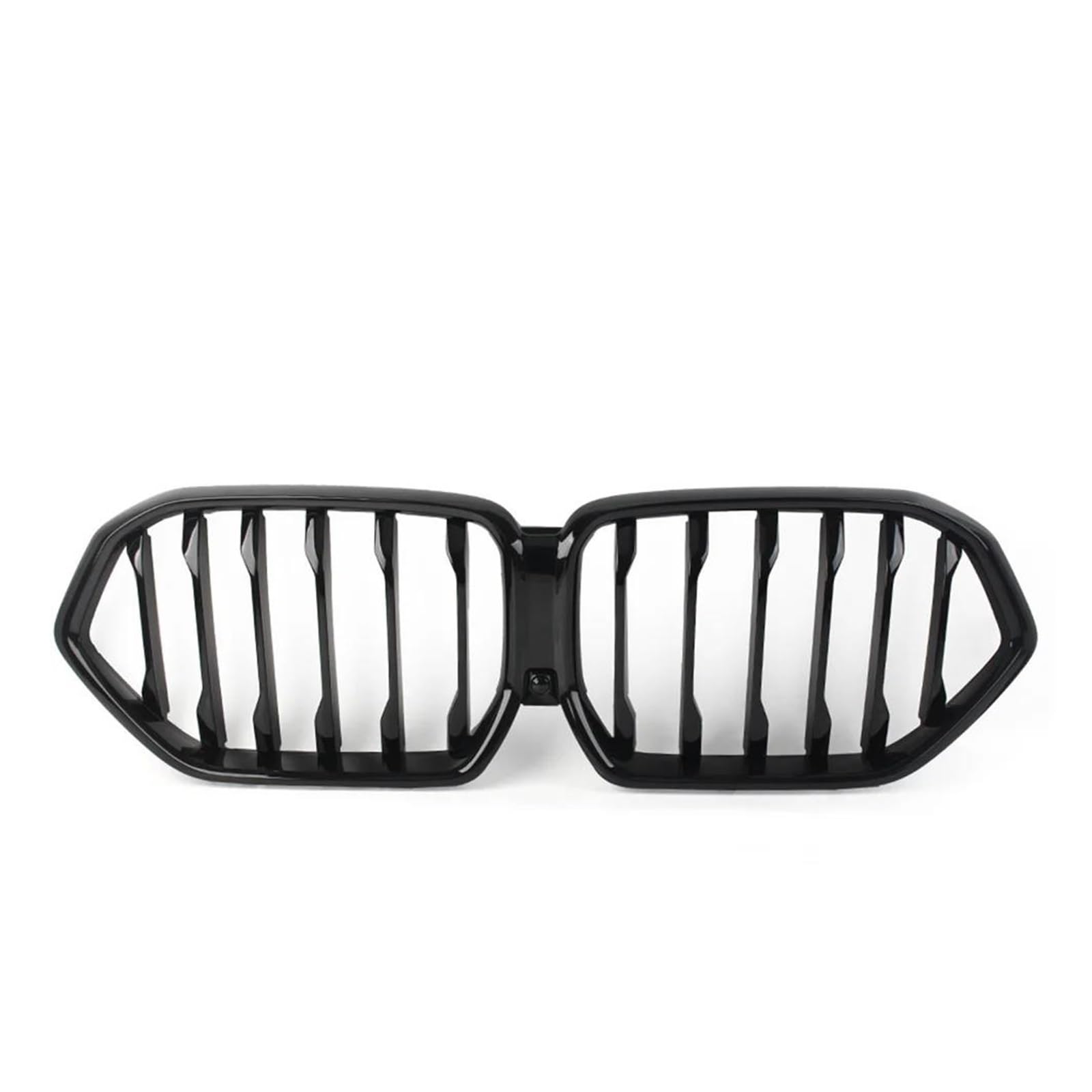 Auto Kühlergrill Für X6 G06 2020 2021 2022 2023 Glänzend Schwarz Auto Front Niere Grill Einzel/Doppel Linie Grille Front Kühlergrill(Single line) von Awqmx