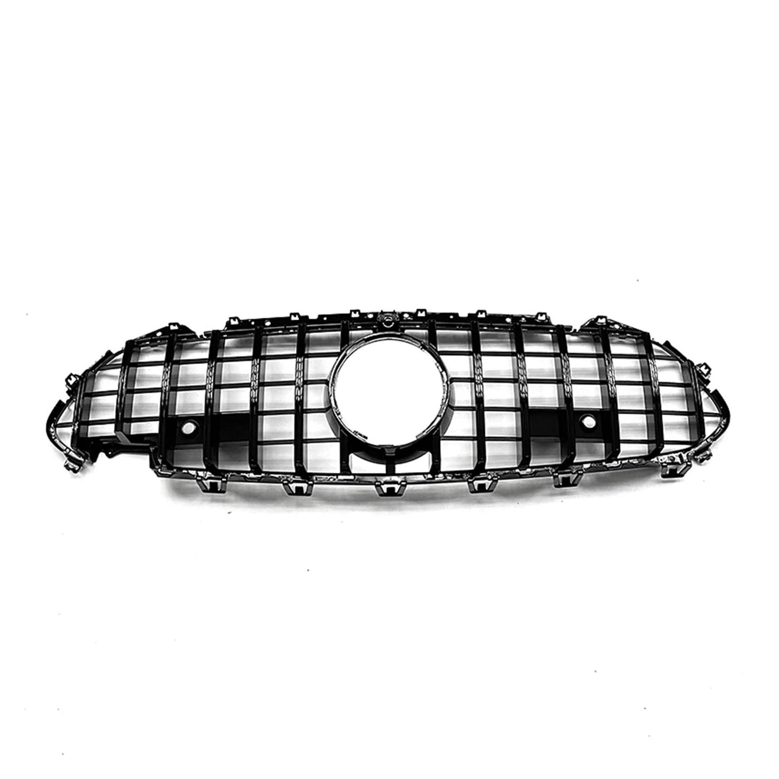 Auto Kühlergrill Grill Für Benz W257 C257 Für GLS Klasse 2019-2022 CLS300 CLS450 CLS500 GT Kühlergrill Schwarz/Silber Oberen Stoßstange Haube Mesh Front Kühlergrill(Schwarz) von Awqmx