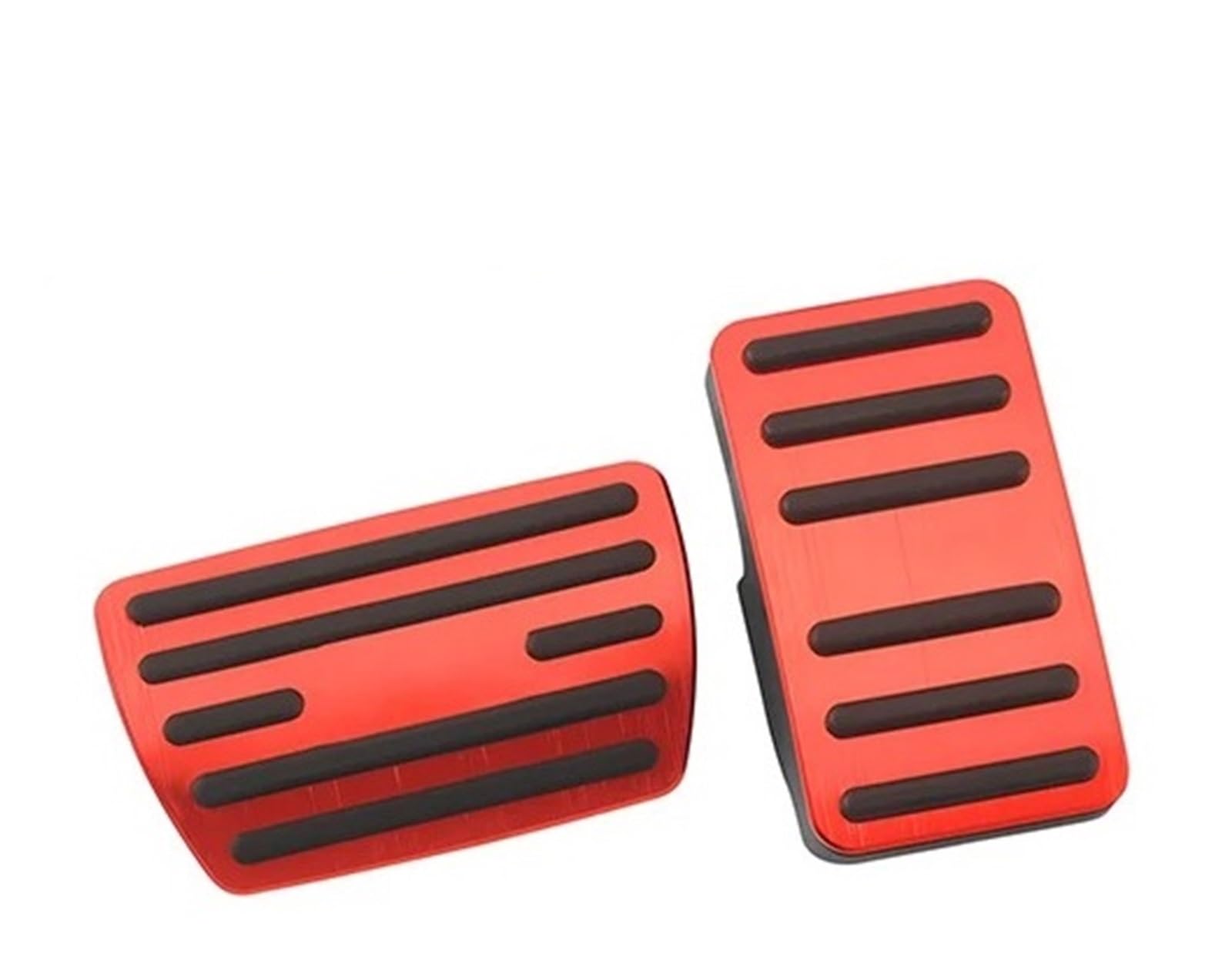 Auto Pedal Set Für CR-V Für CRV CR V 6th Gen 2023 2024 Aluminium Auto Bremse Kraftstoff Beschleuniger Fußstütze Pedal Abdeckung Non Slip Pad Zubehör Fußpedal Bremspedal(Red) von Awqmx